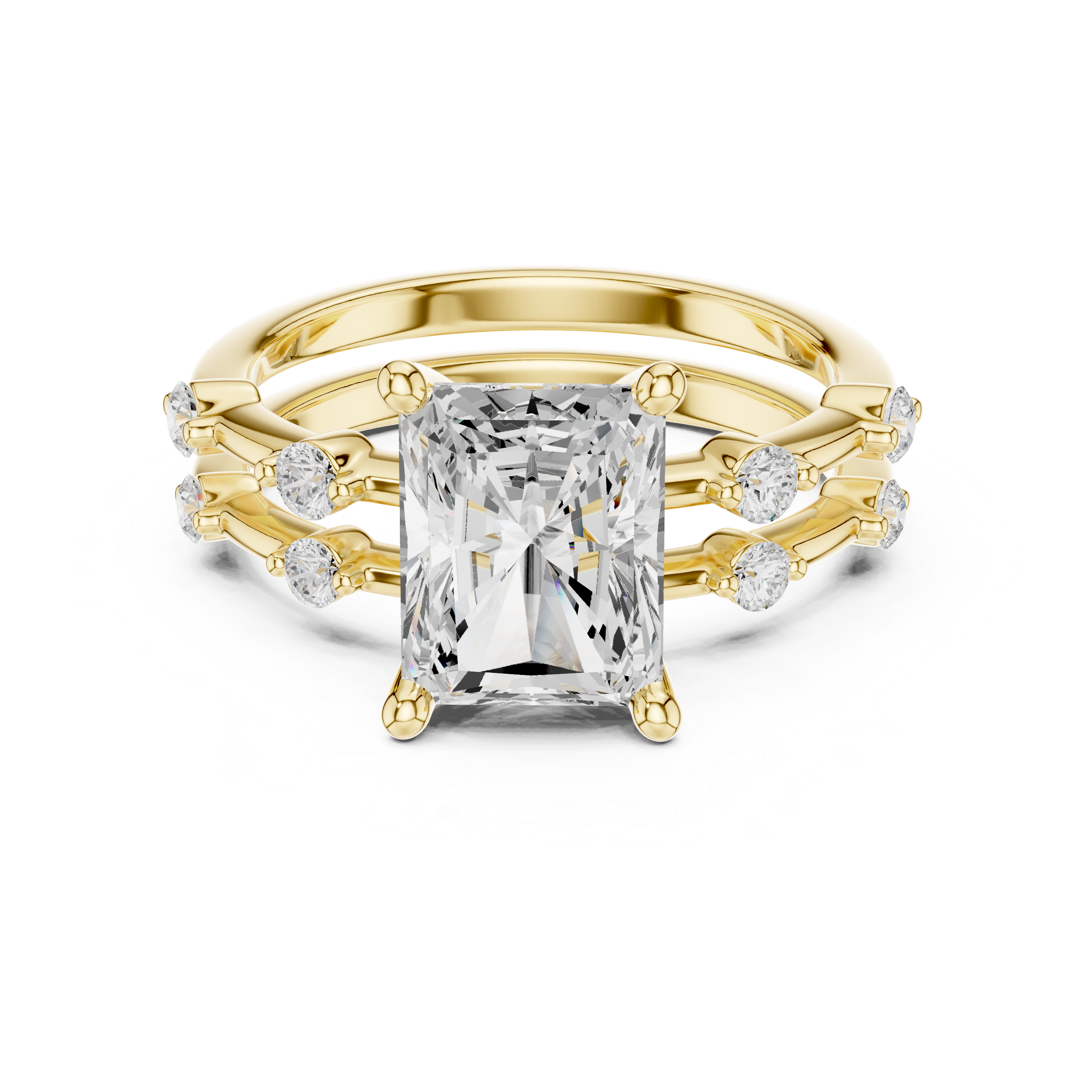 Stylish Stackable Design  with premium high-quality finish and shine