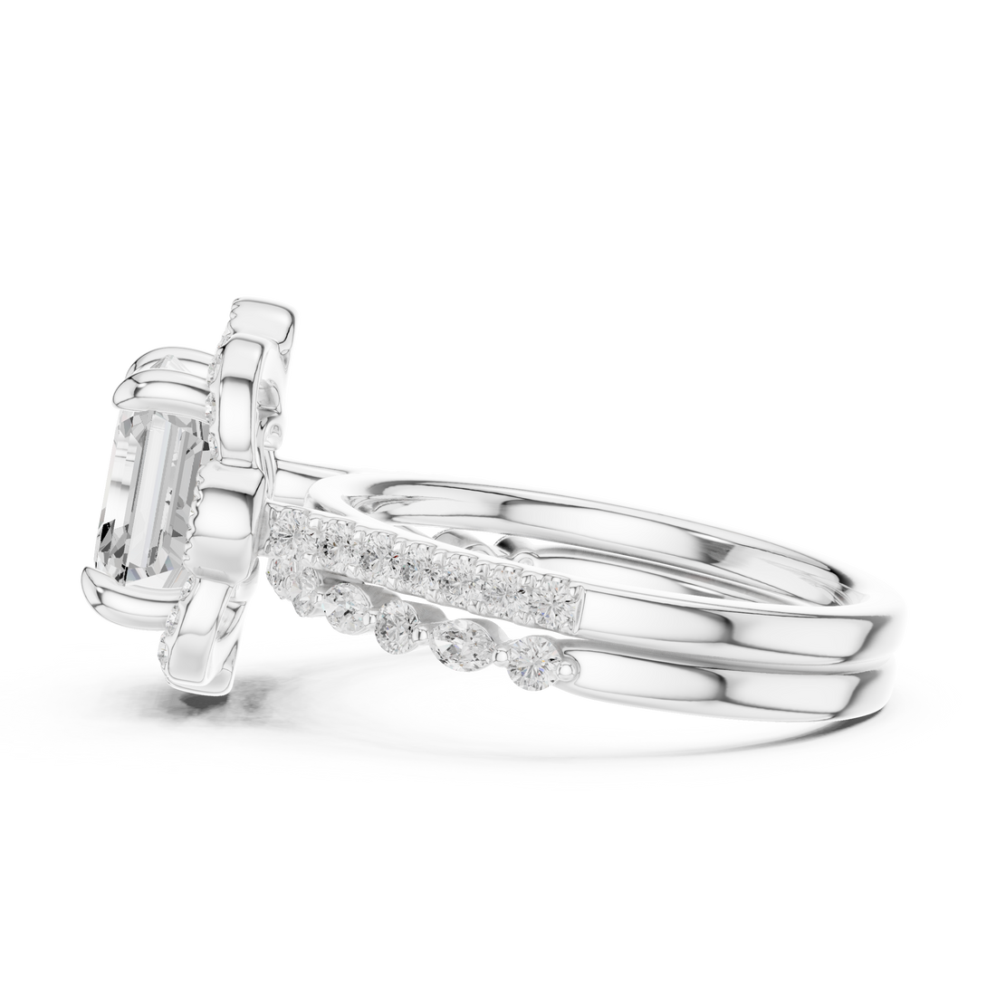Celebration ring with colorful gemstone.
