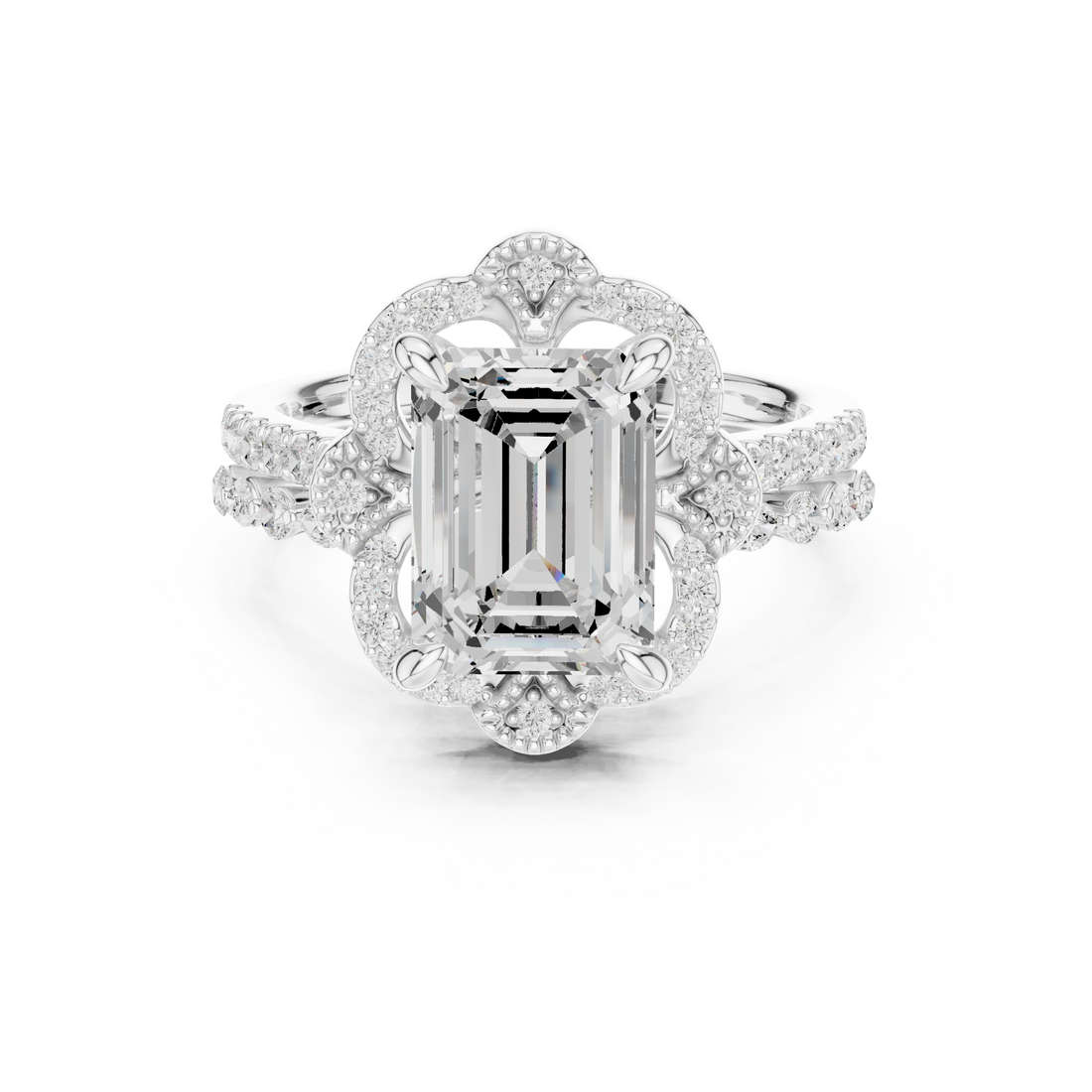 Classic signet ring with engraved top.