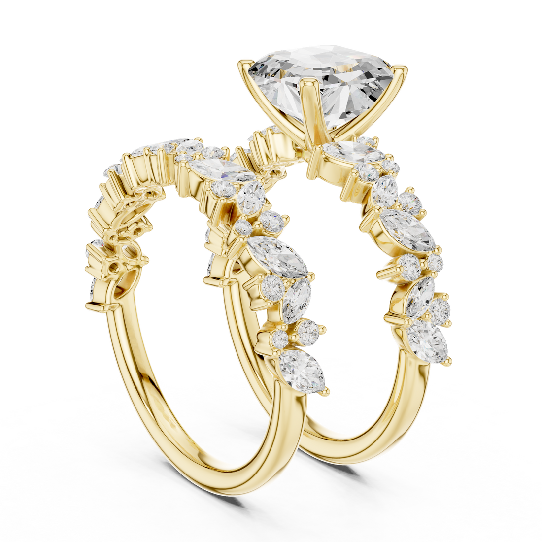 Elegant  accent diamond design