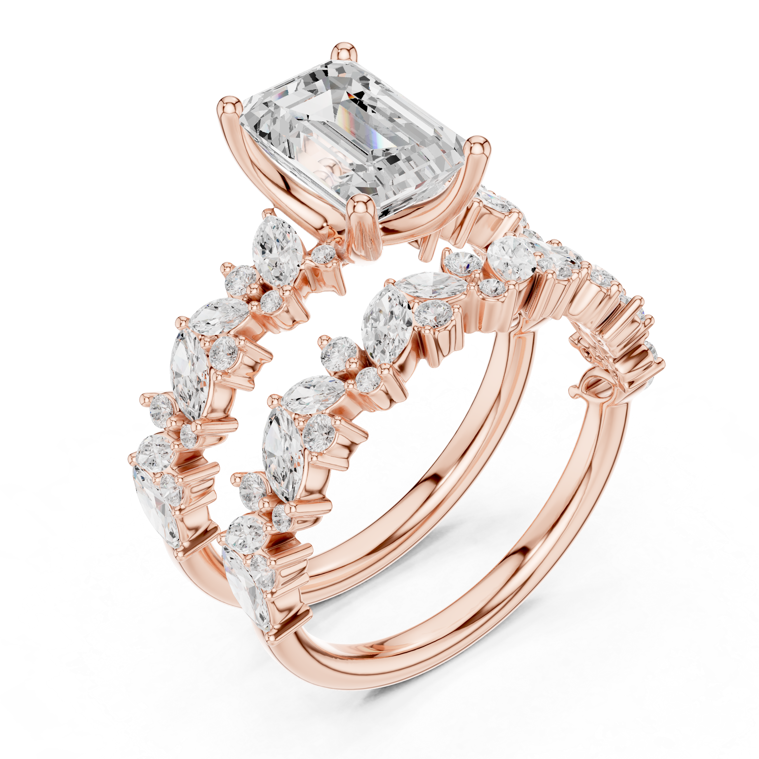 Adjustable baby ring with rounded edges.