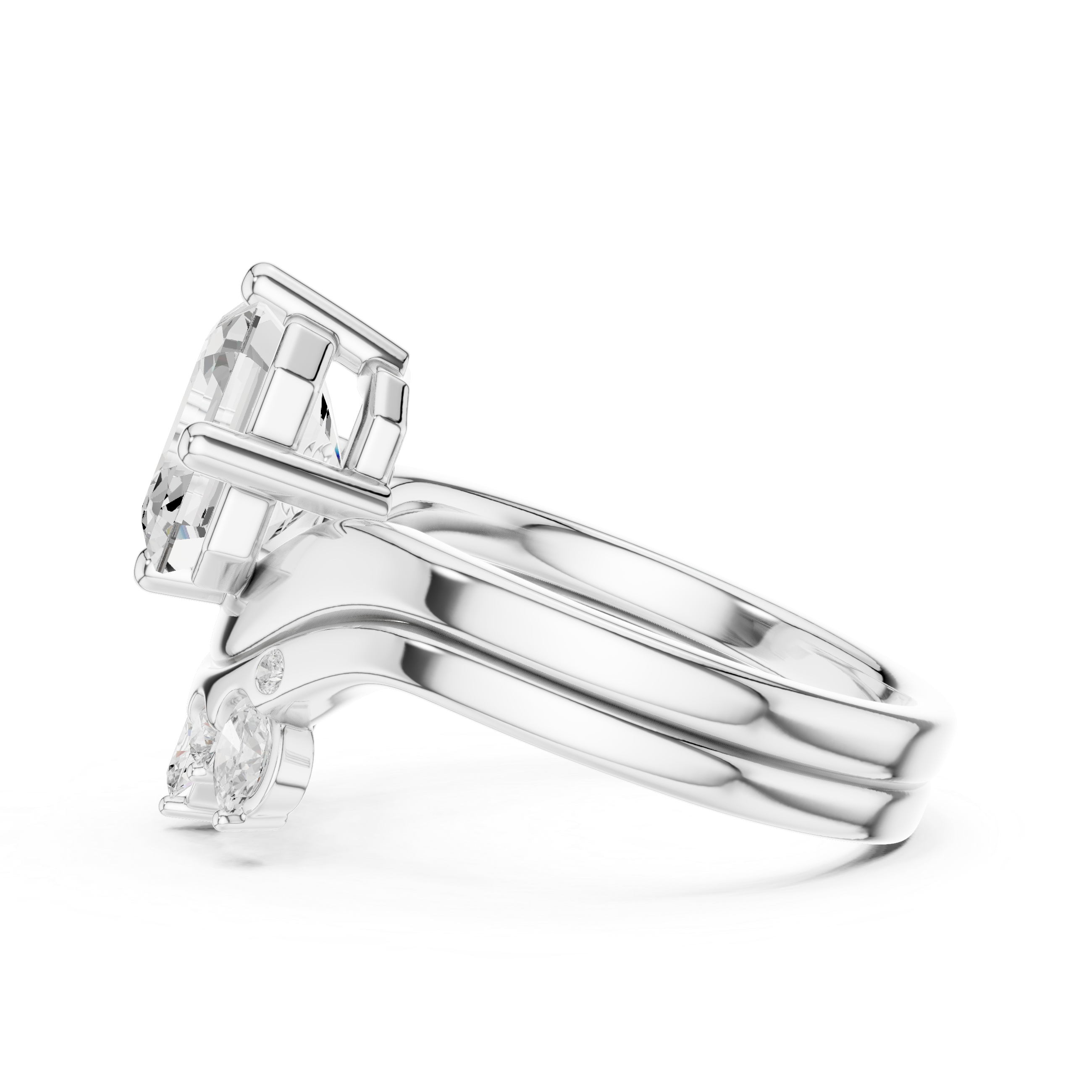 Classic engagement ring with timeless design.
