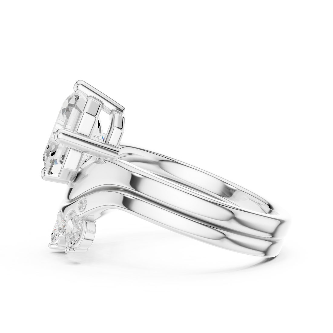 Classic engagement ring with timeless design.