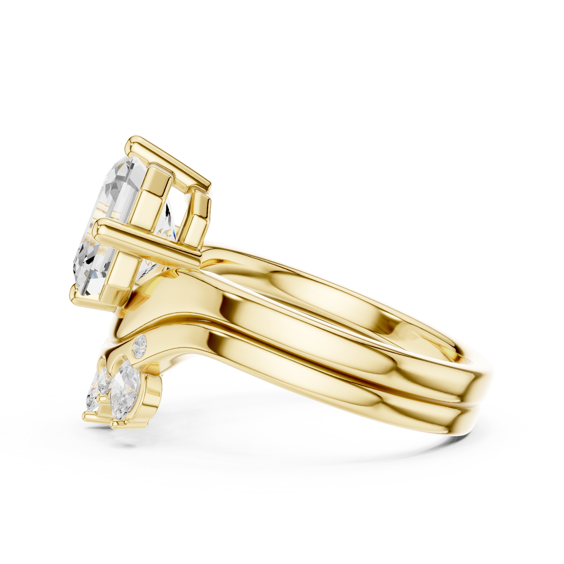 Decorative fashion ring with stylish shape.