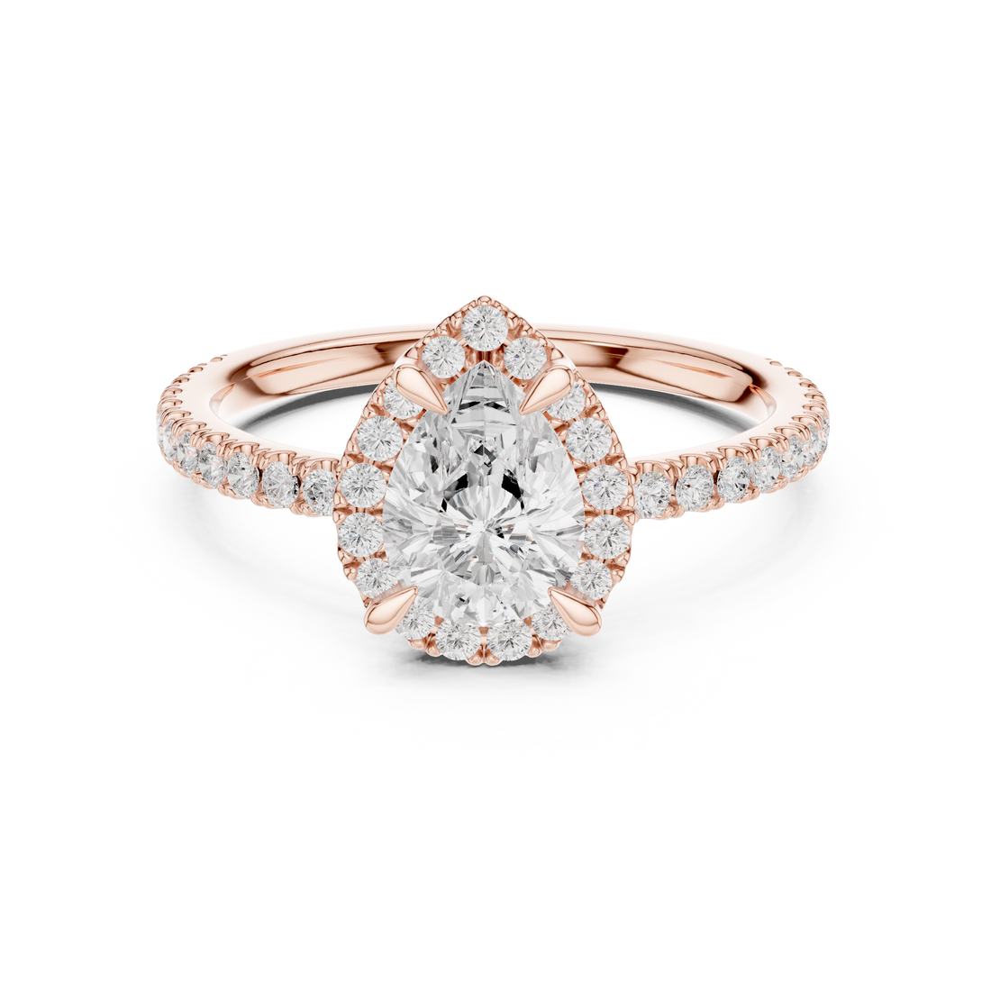 Wedding jewellery set with gold accents.