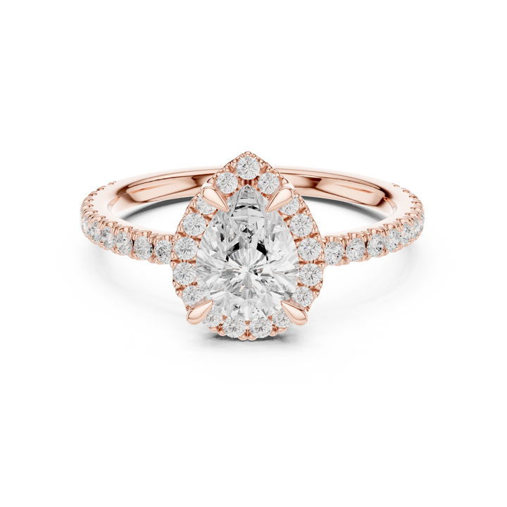 Wedding jewellery set with gold accents.
