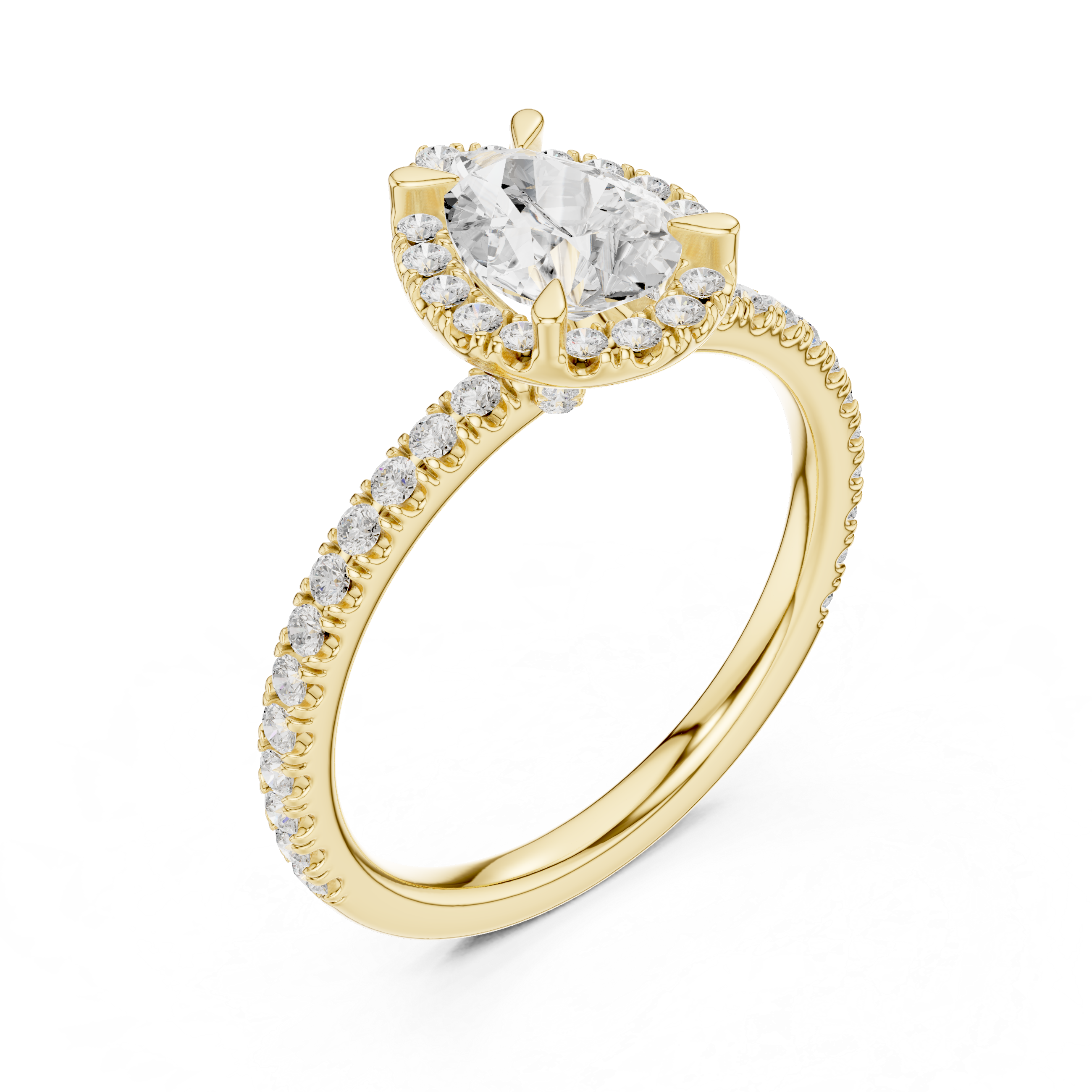 Stackable ring set with multiple thin bands.