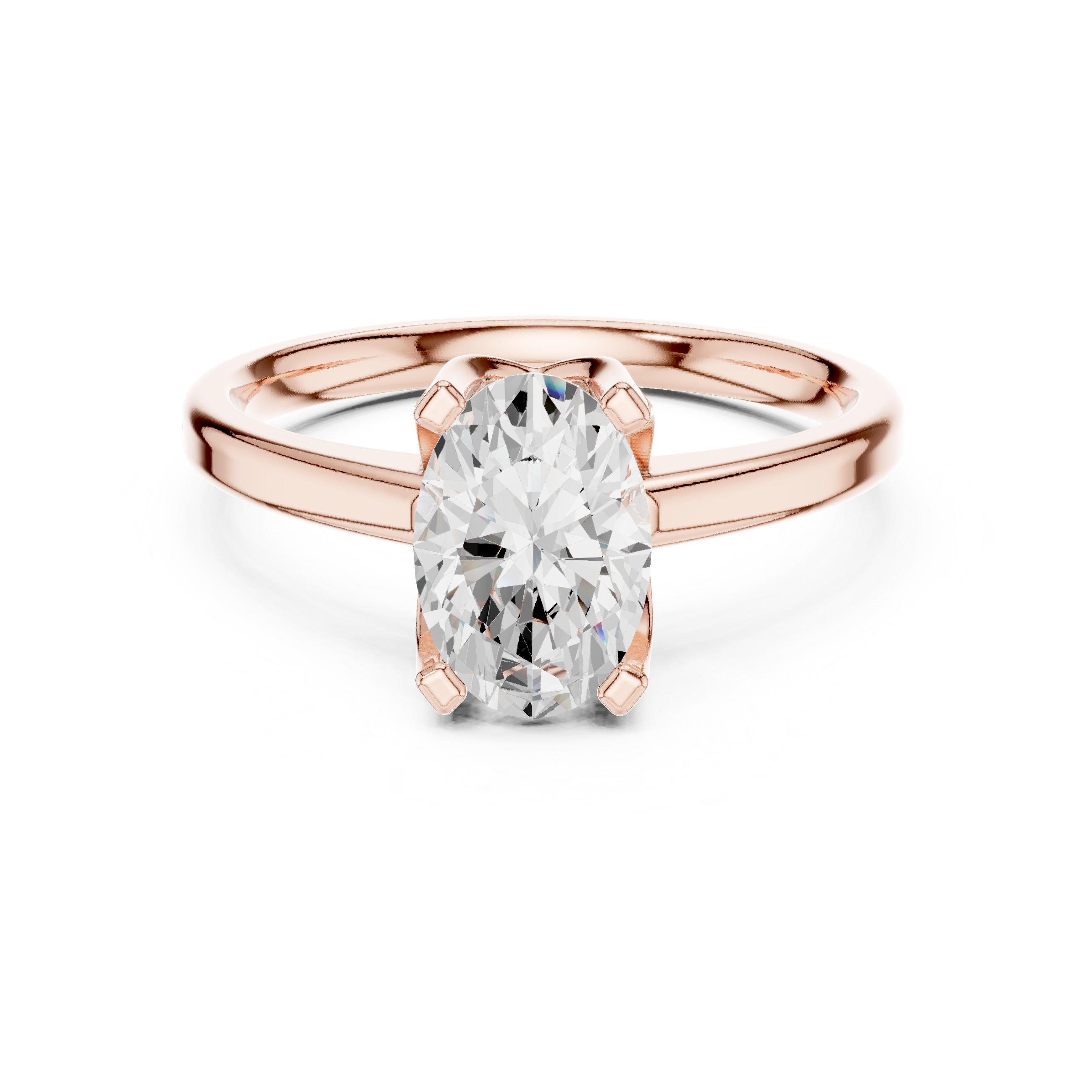 Promise ring with simple polished design.