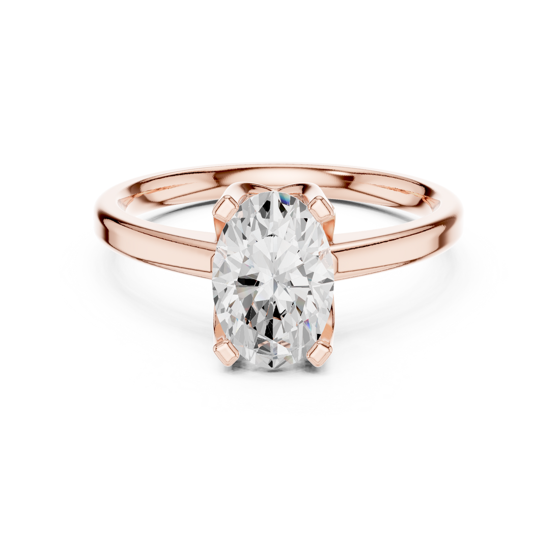 Promise ring with simple polished design.