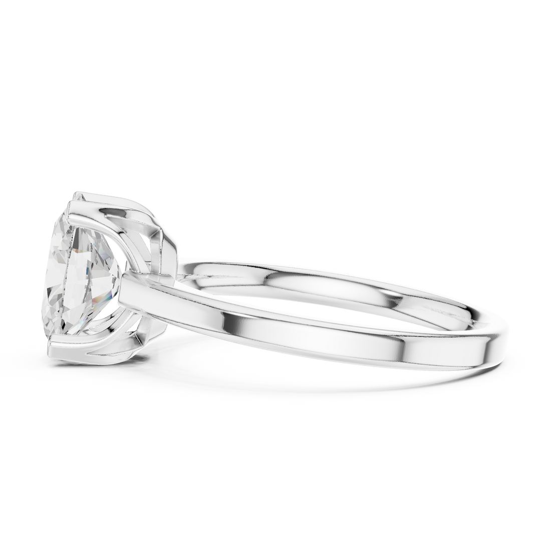 Diamond stud earrings with classic sparkle.