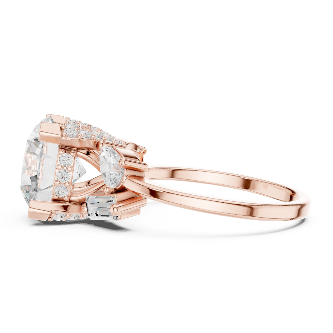 Slim bangle with lightweight design.