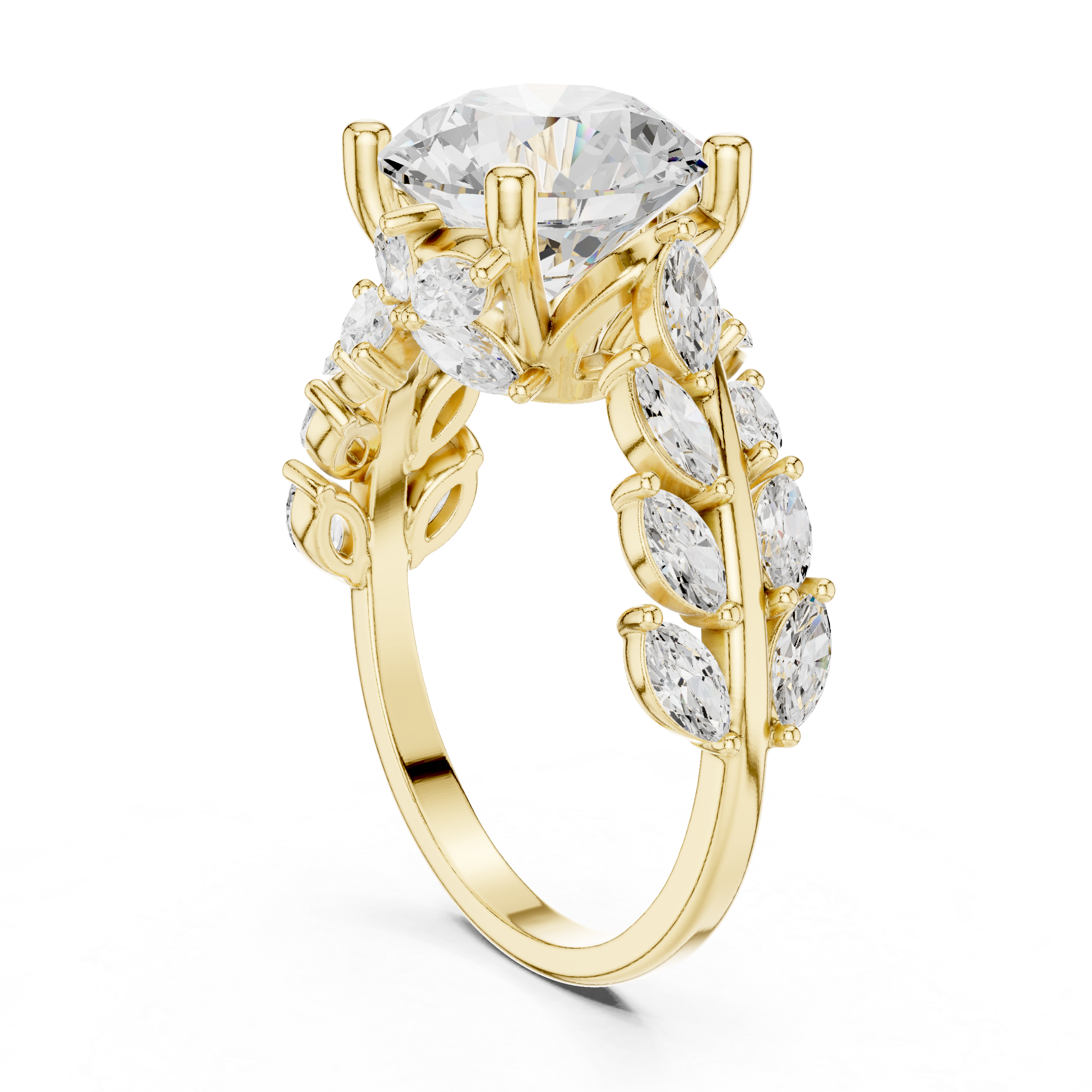Decorative toe ring with gemstone accent.
