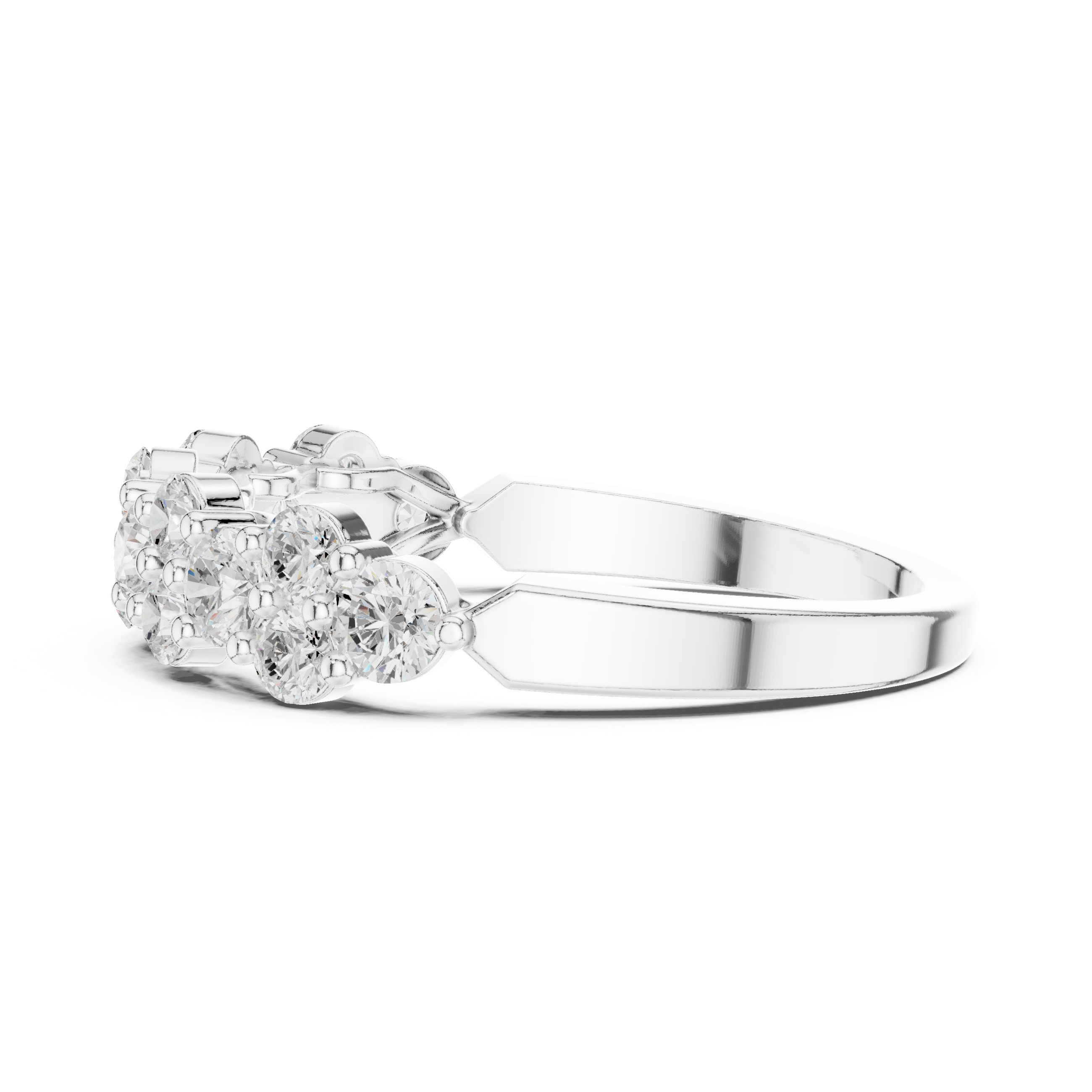 Pearl gemstone ring with elegant style.