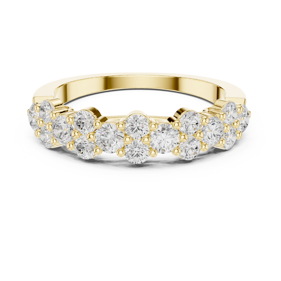 Diamond anklet with sparkling stones.