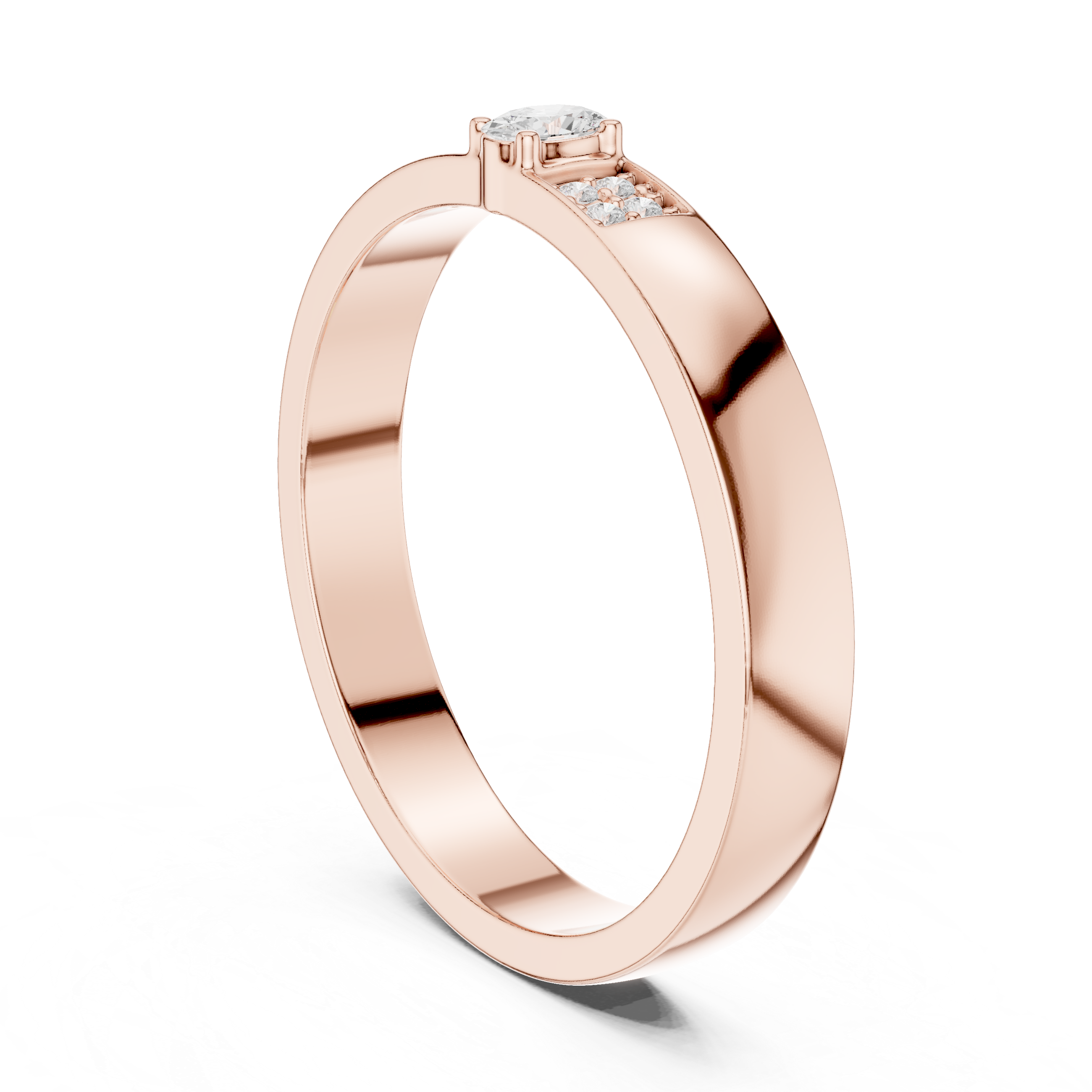 Classic engagement ring with timeless design.