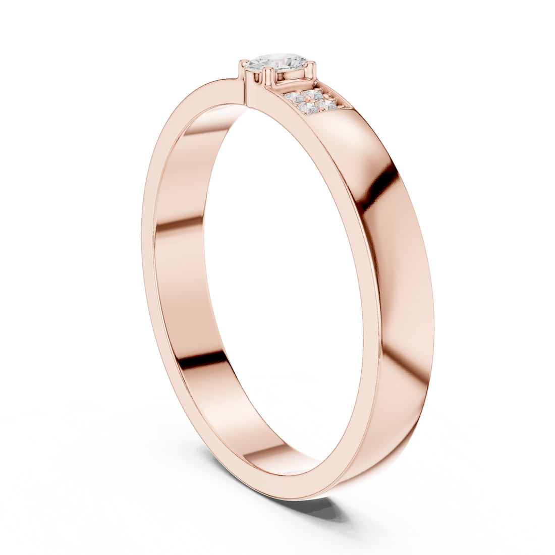 Classic engagement ring with timeless design.