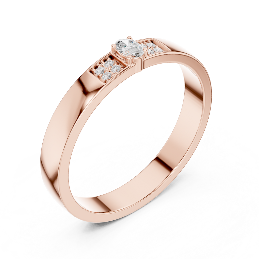 Elegant wedding band with smooth polish.