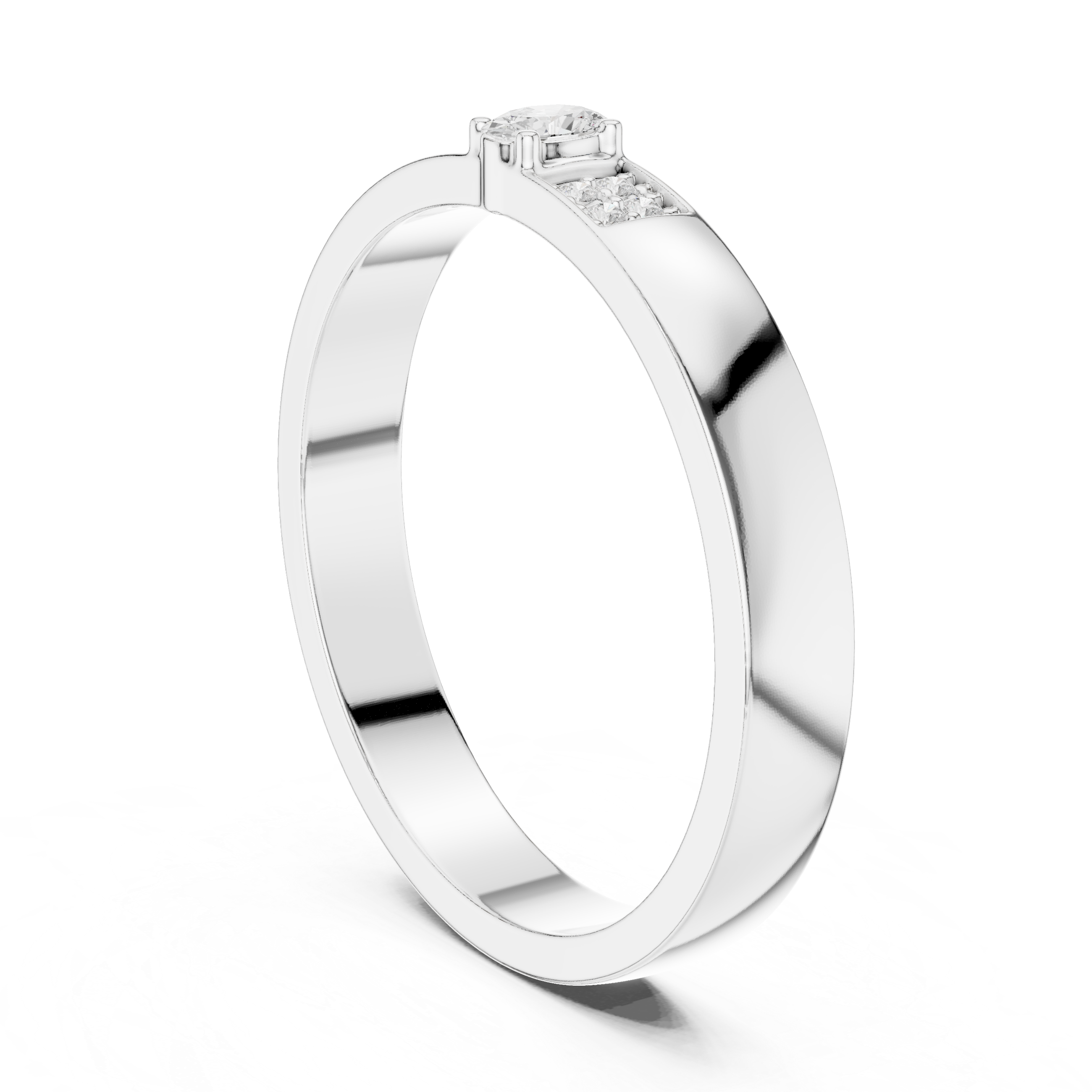 Designer luxury ring with bold structure.