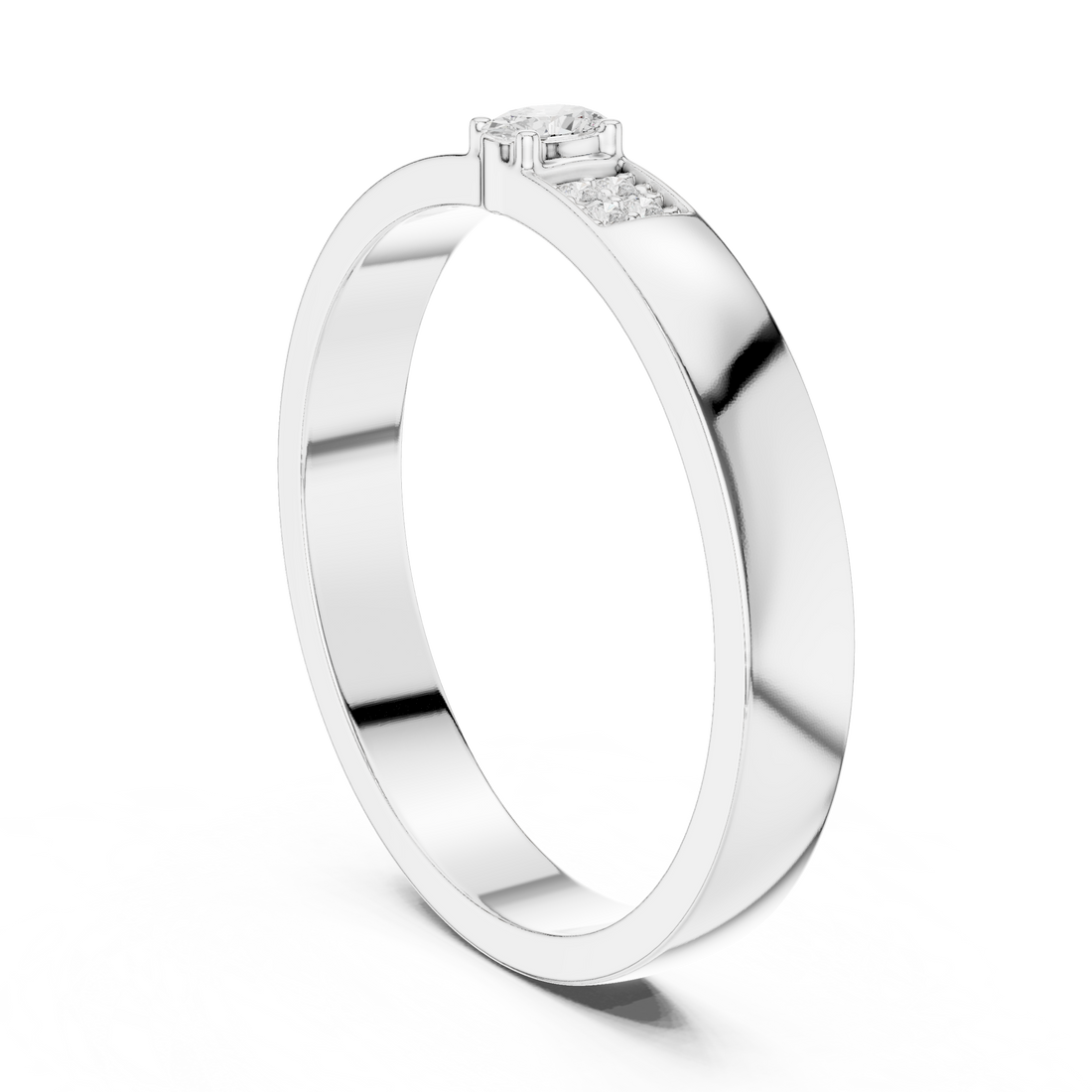 Designer luxury ring with bold structure.