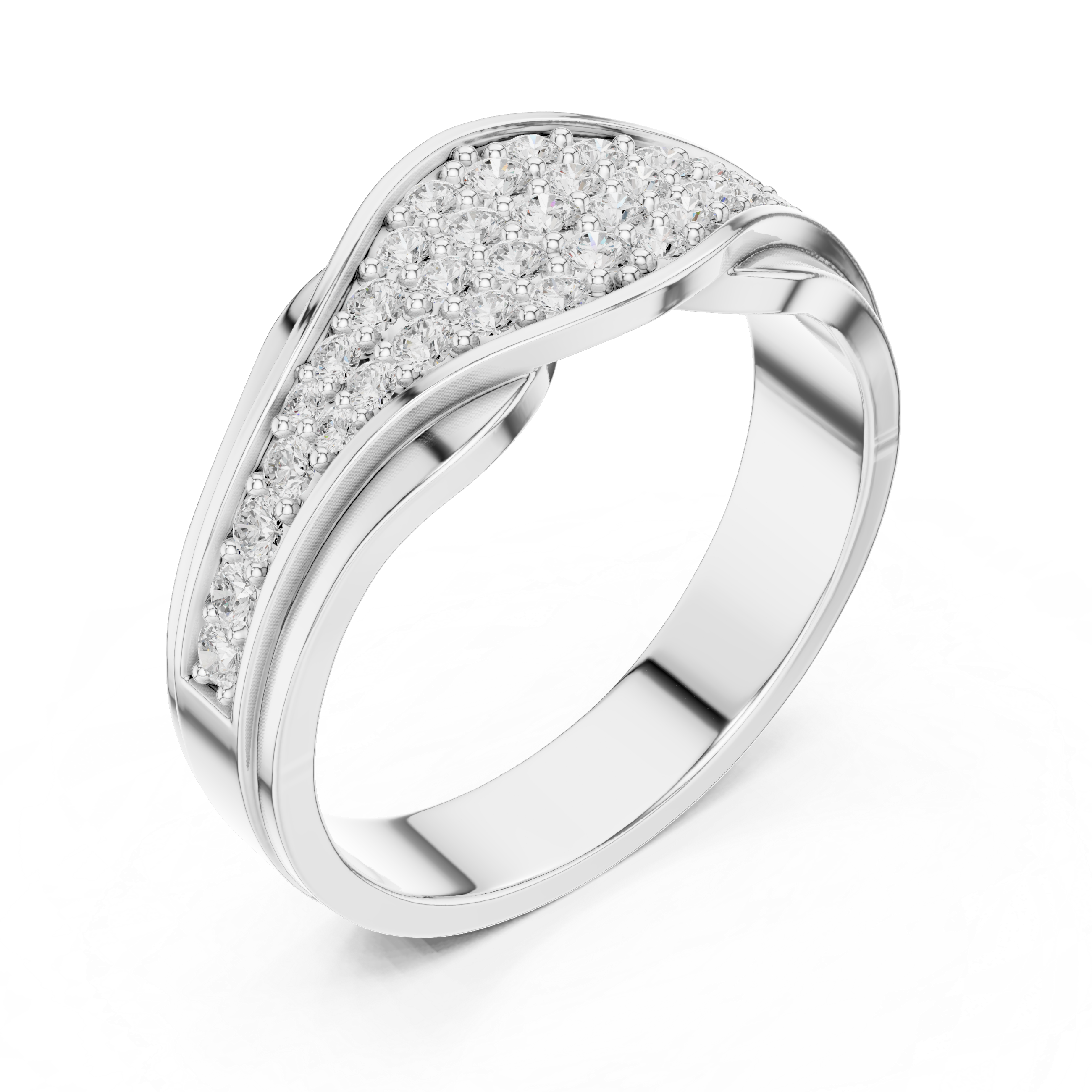 Link bracelet with bold rectangular design.
