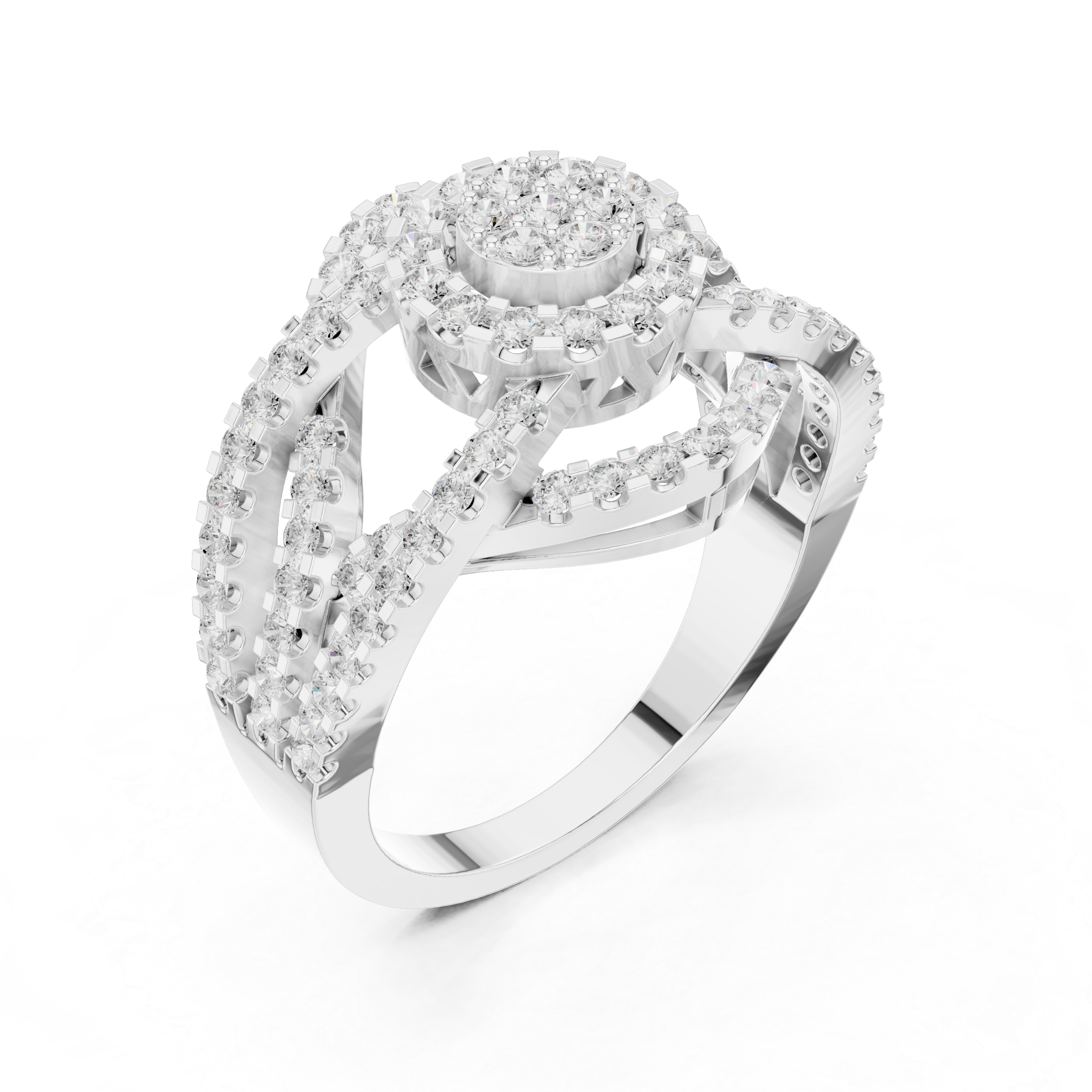 Gemstone toe ring with oval centerpiece.