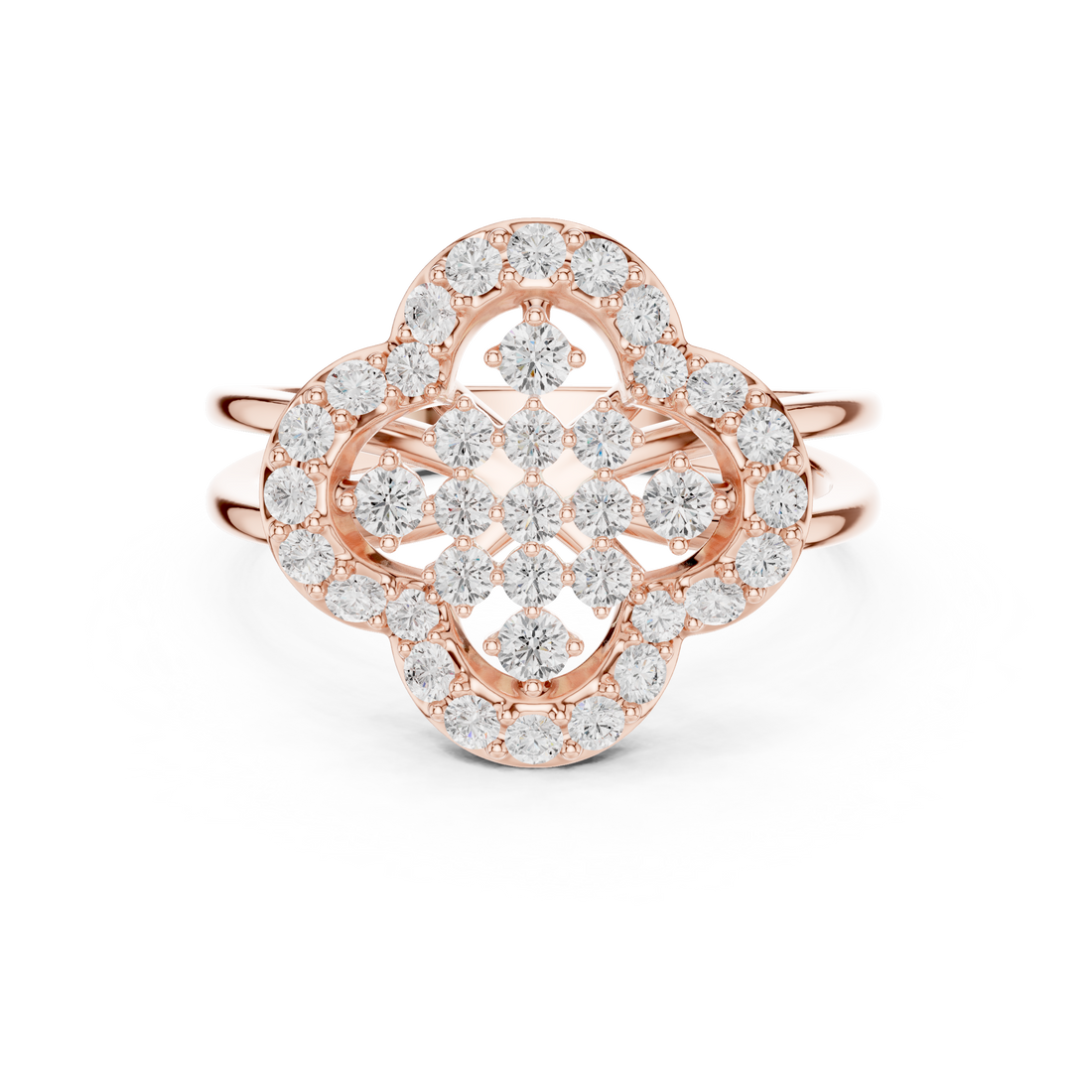 Decorative vintage brooch with antique style.