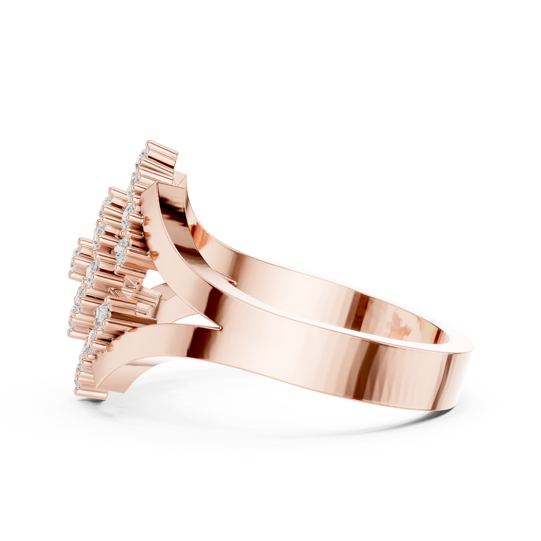 Engraved cuff bracelet with textured finish.