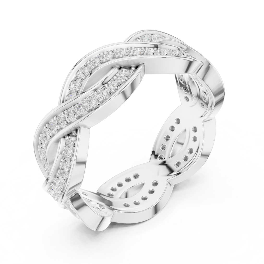 Smooth plain toe ring with polished finish.