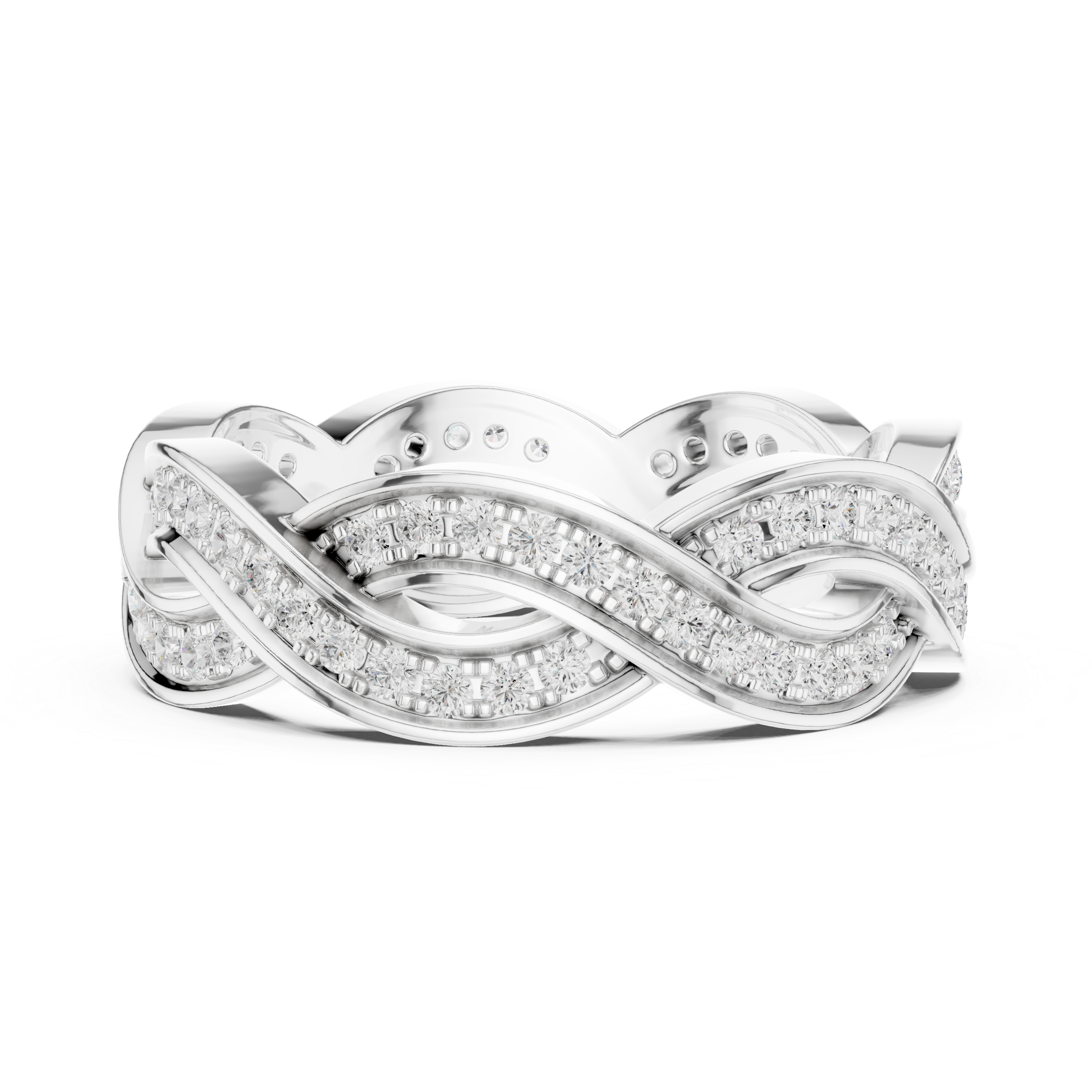 Adjustable toe ring with modern styling.