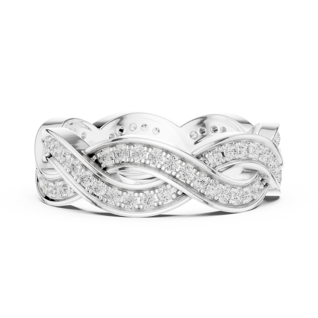 Adjustable toe ring with modern styling.