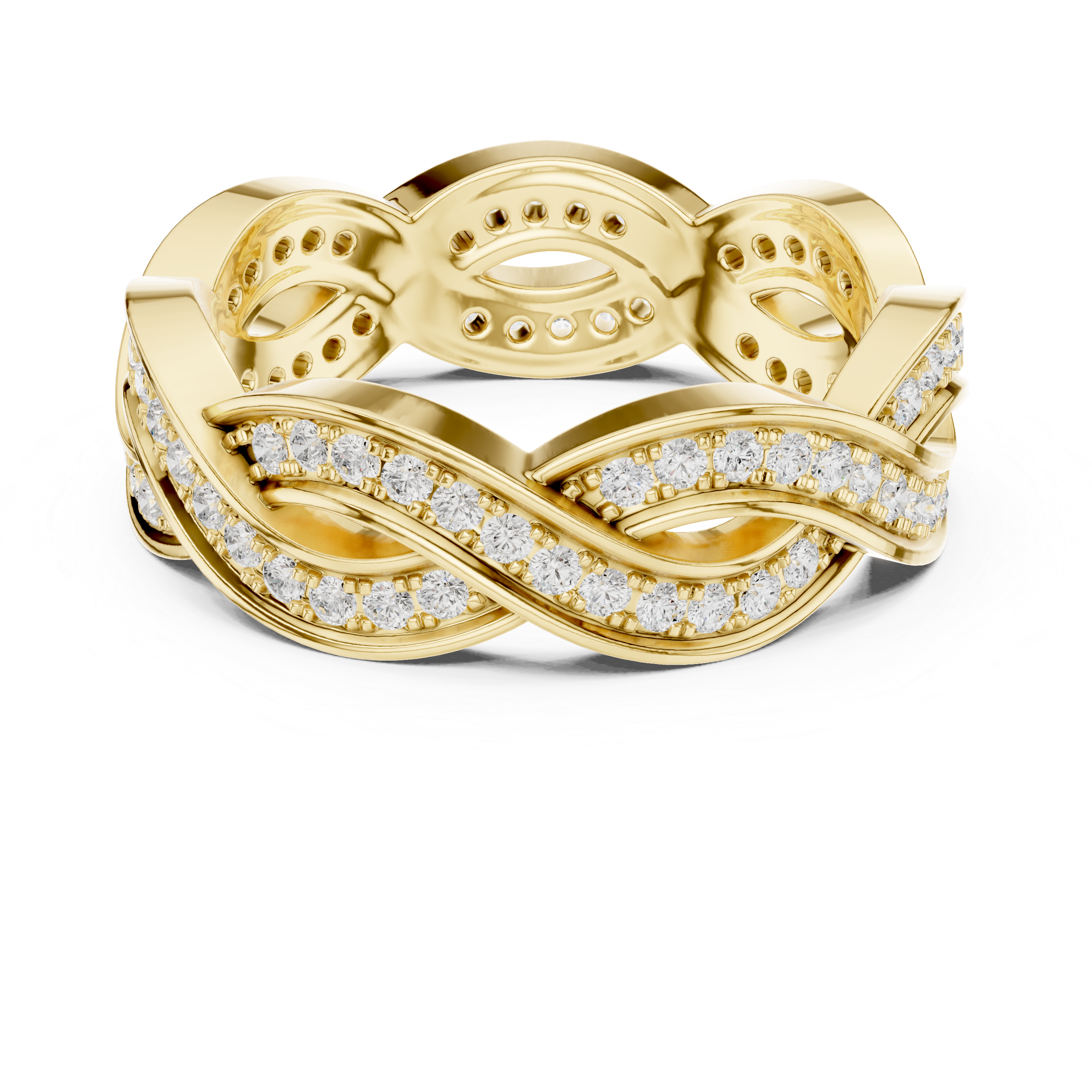 Oval diamond ring with slender gold band.