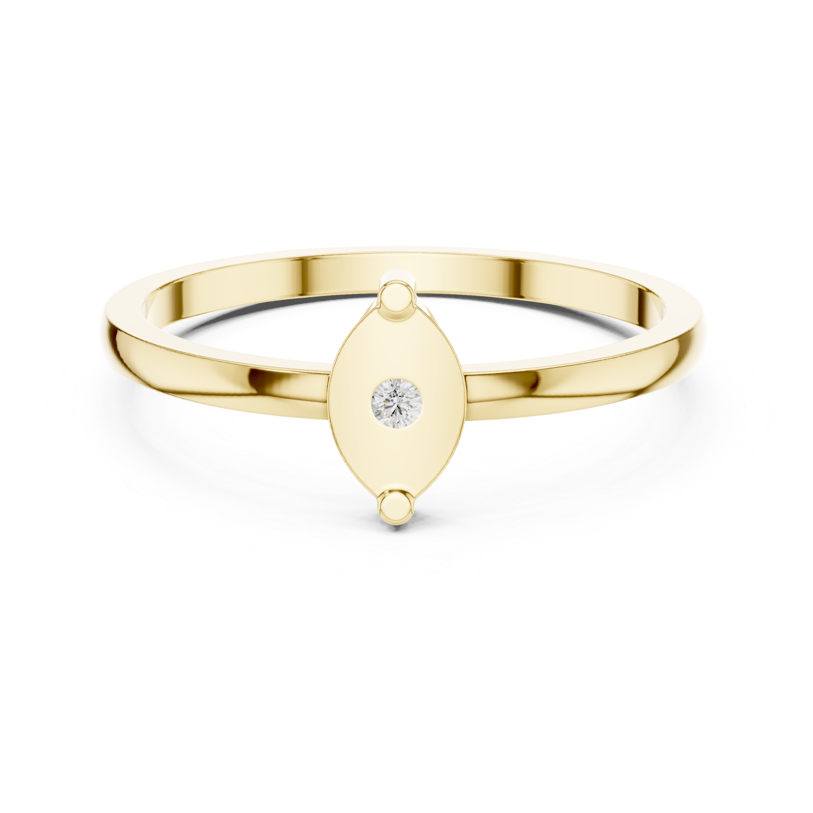 Circle pendant necklace with modern simplicity.