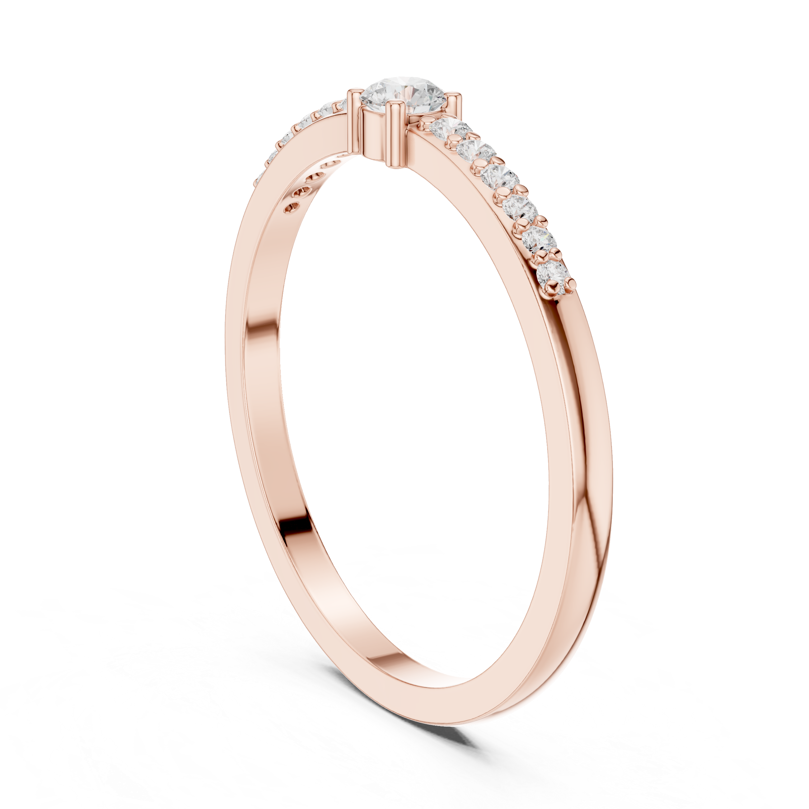 Classic gold chain bracelet with smooth finish.