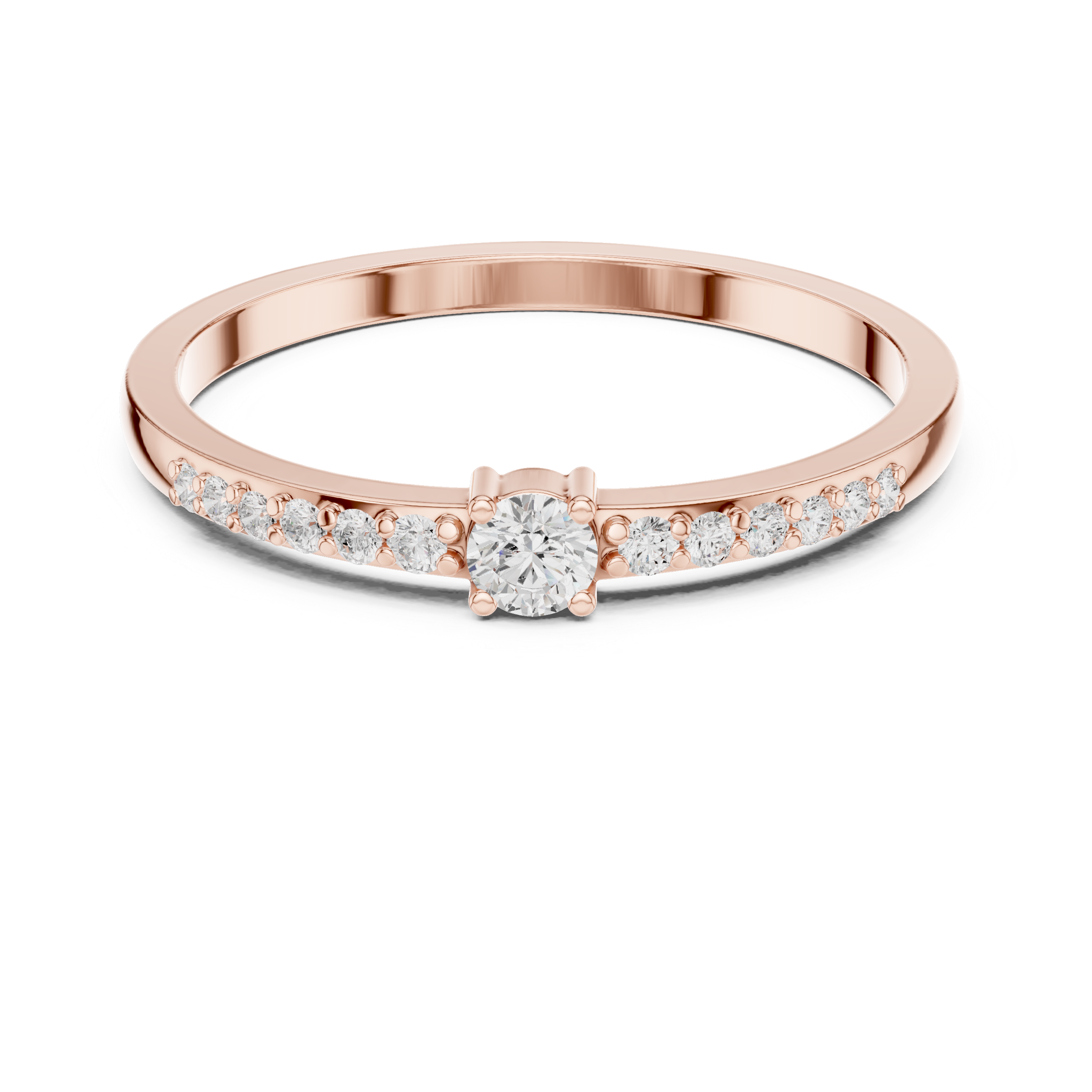 Diamond tennis bracelet with uniform sparkle.