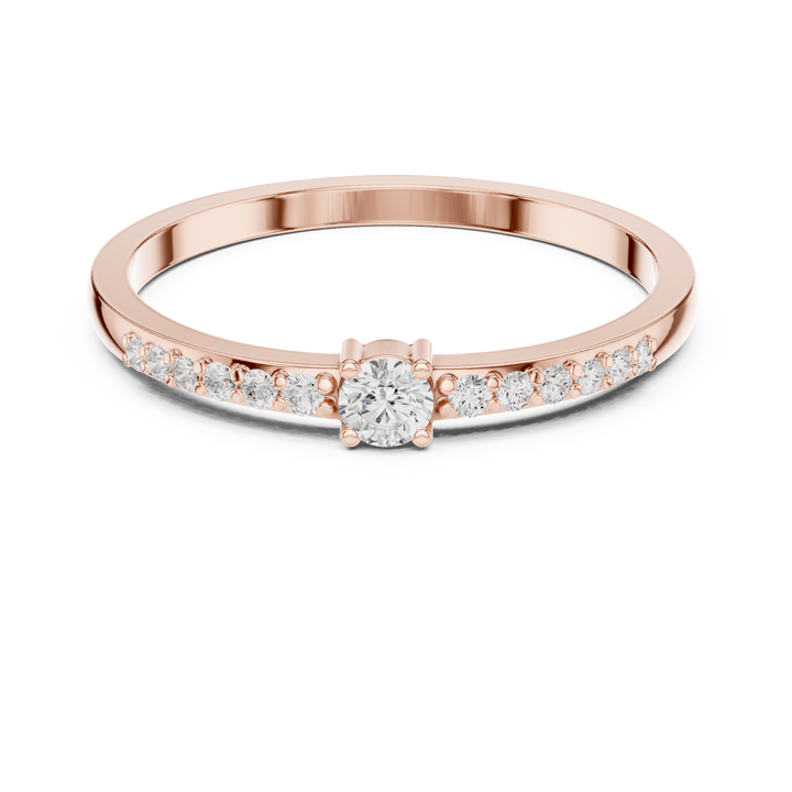 Diamond tennis bracelet with uniform sparkle.