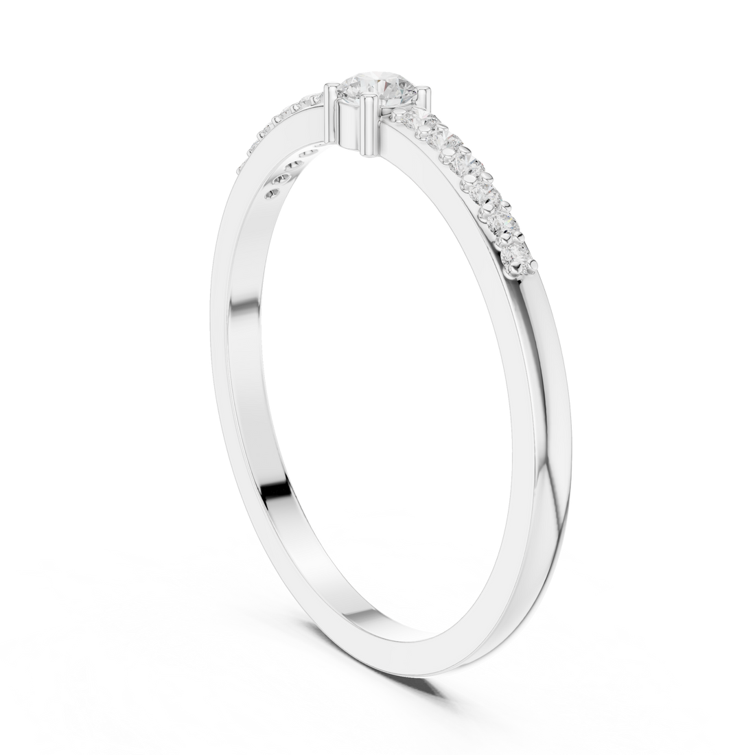 Bold cuff bracelet with sleek structure.