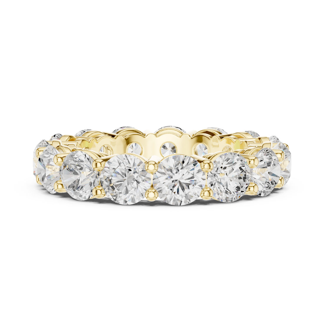 Elegant wedding band with polished finish.