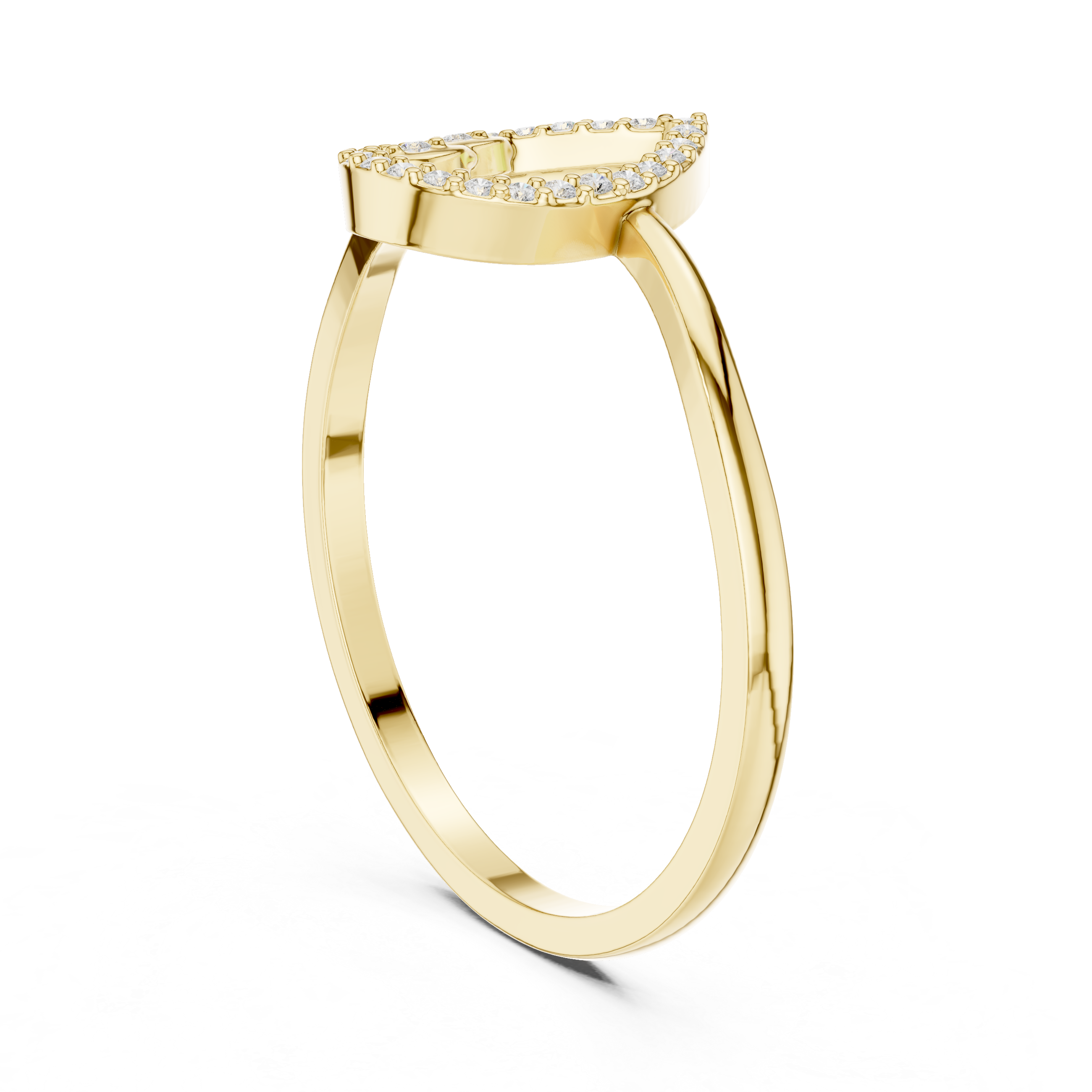 Minimal necklace with smooth polished metal.