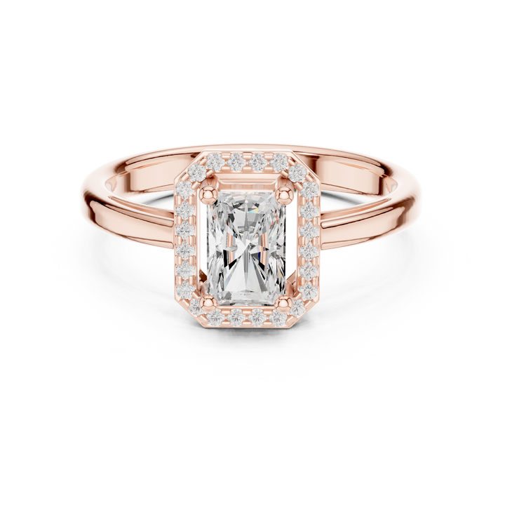 Smooth polished wedding band ring.