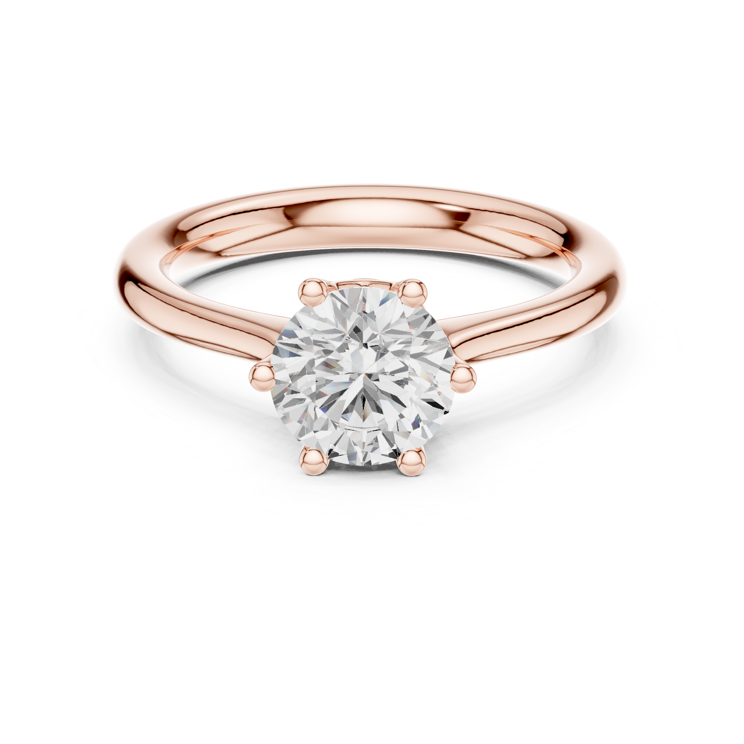Rare Timeless Round Cut Diamond Solitaire Engagement Ring find