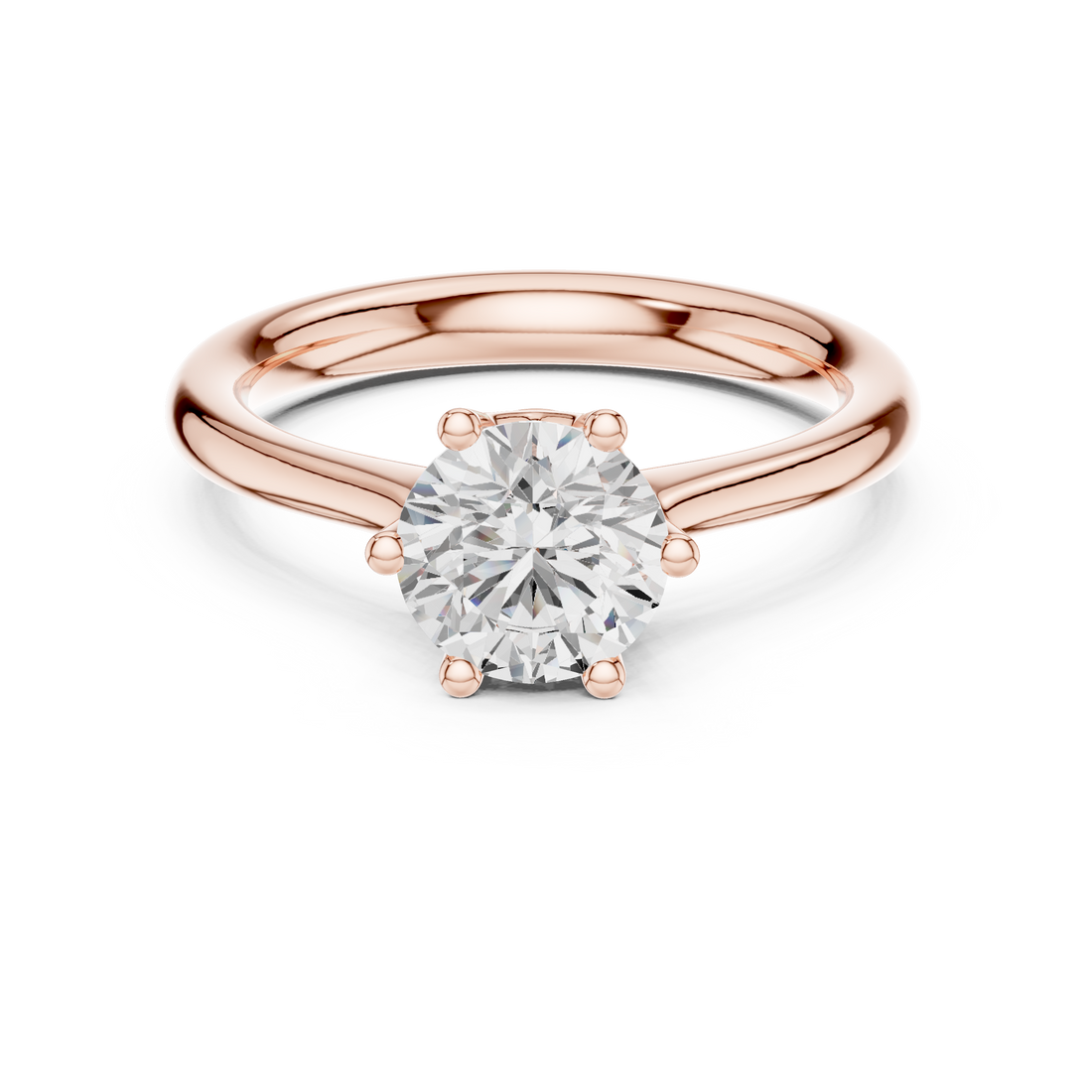 Rare Timeless Round Cut Diamond Solitaire Engagement Ring find