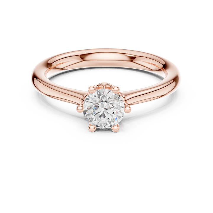 Round Brilliant Cut Diamond Solitaire Engagement Ring