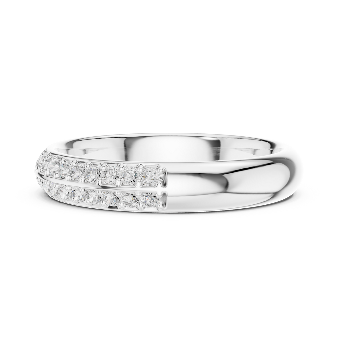Luxury emerald-cut diamond ring with elegant prong setting and sophisticated appearance.