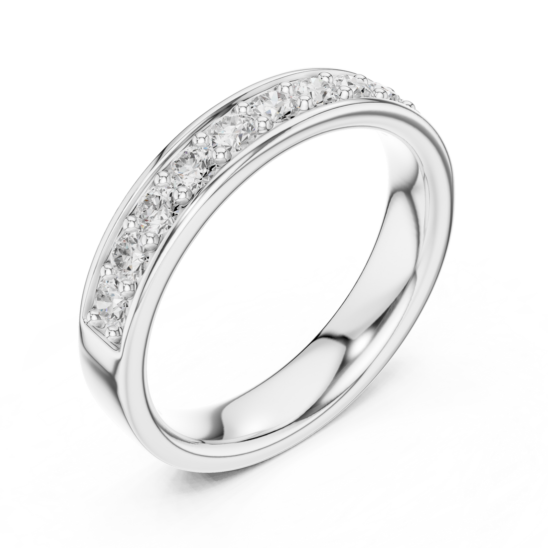 Classic solitaire pendant necklace with single sparkling diamond centerpiece.