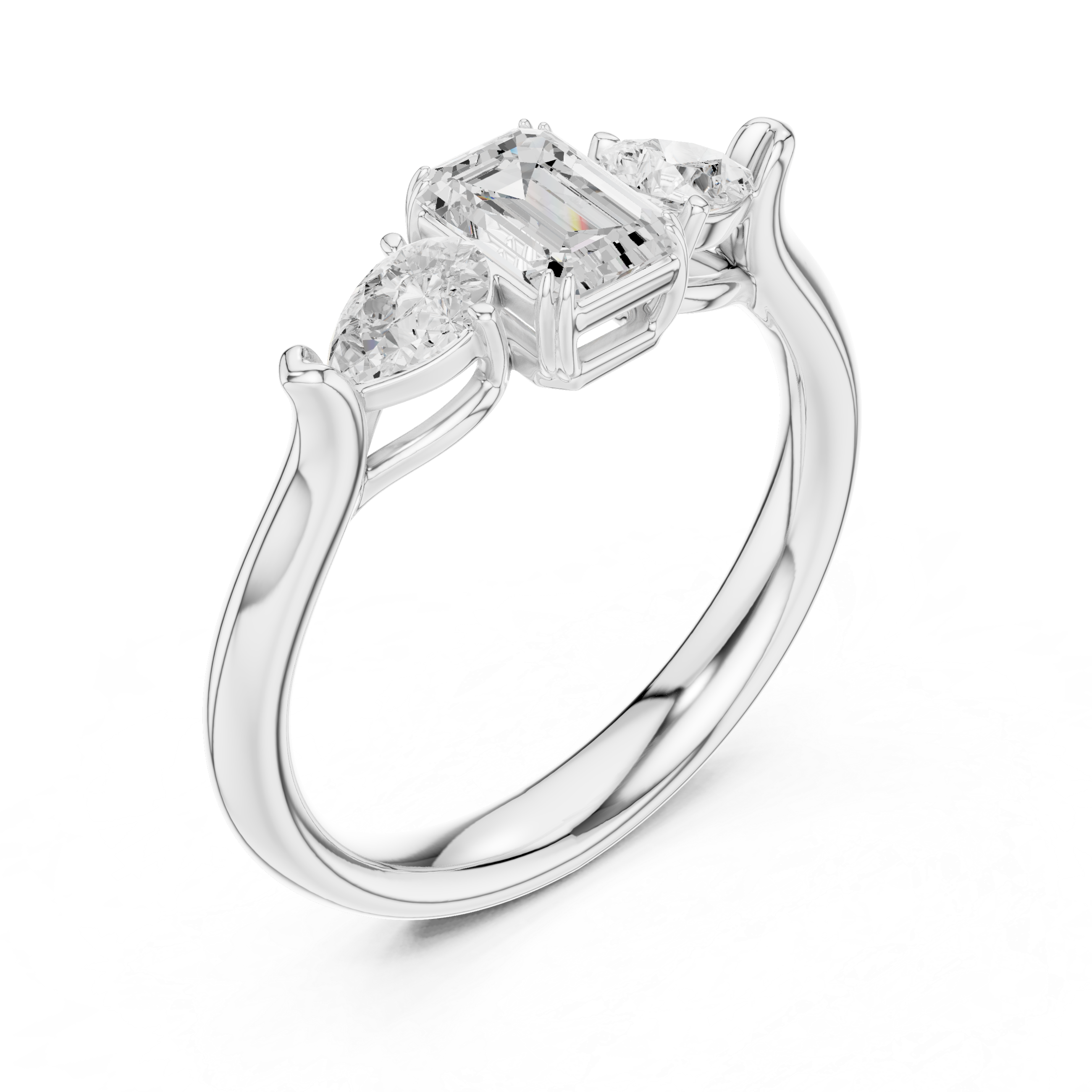 Stylish hoop nose ring with smooth polished finish and lightweight feel.