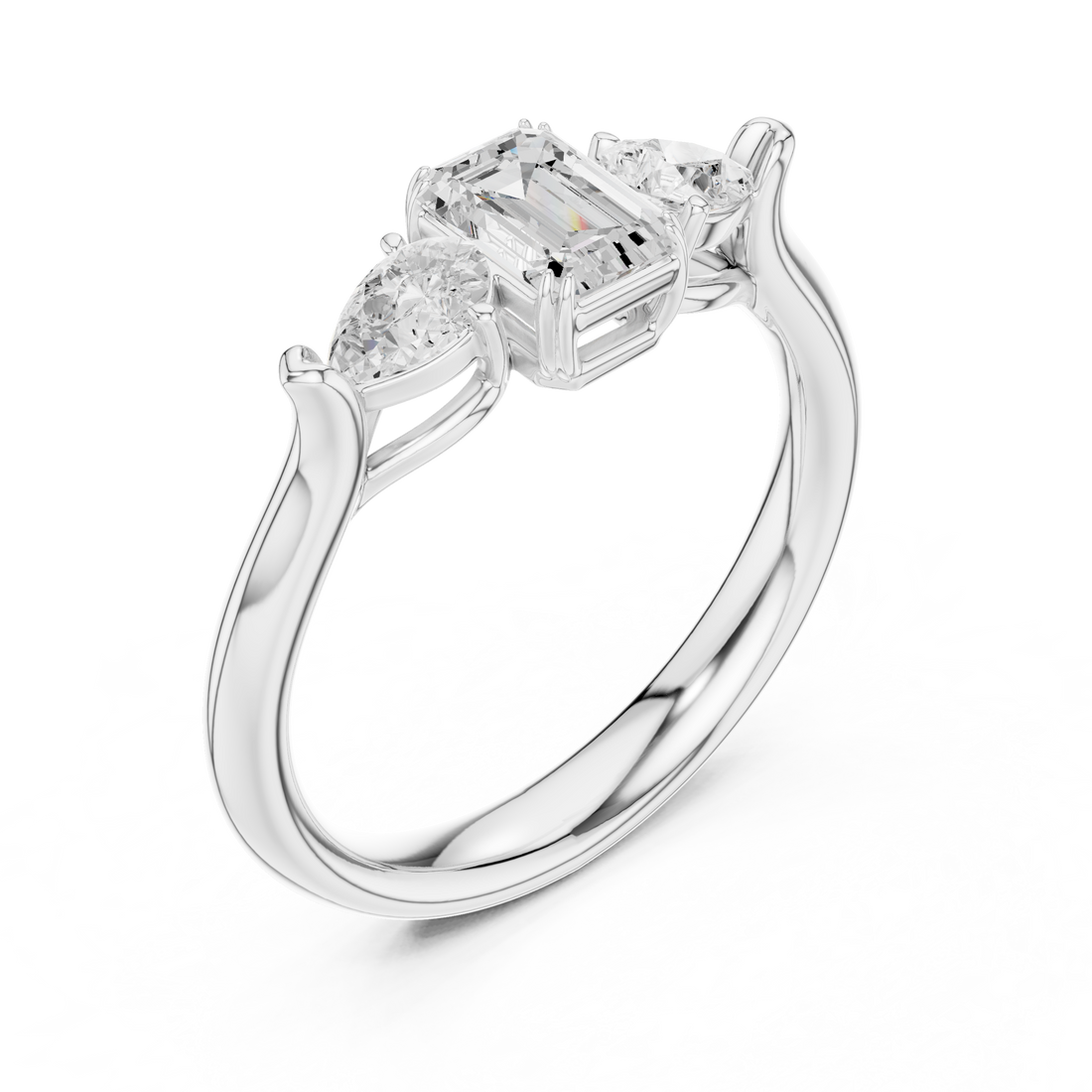 Stylish hoop nose ring with smooth polished finish and lightweight feel.