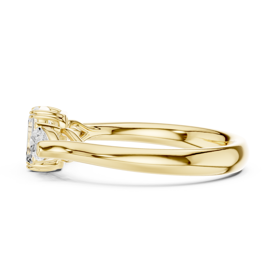 Classic chain anklet with simple elegant appearance and smooth metal links.