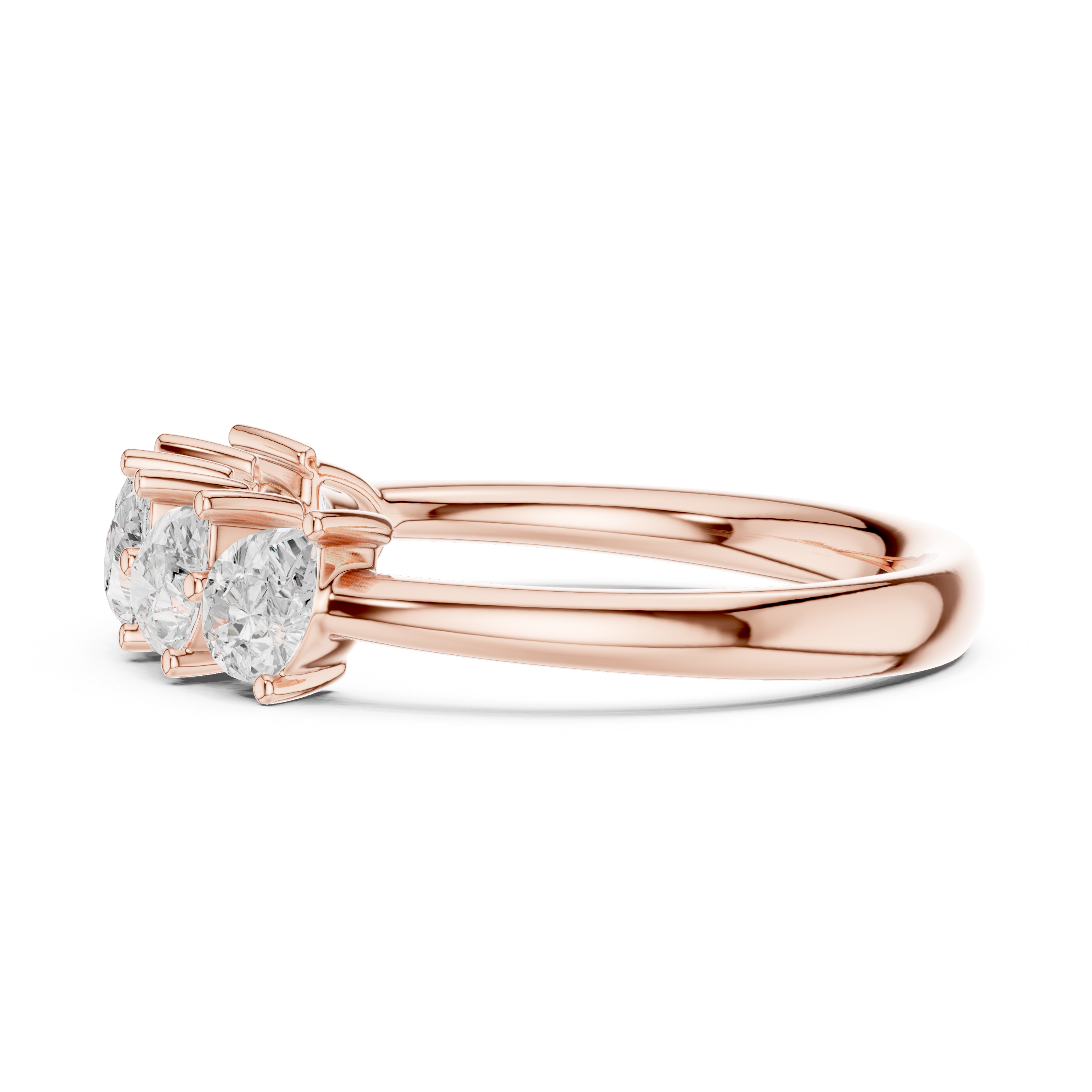 Minimalist toe ring with simple band structure and sleek modern appearance.