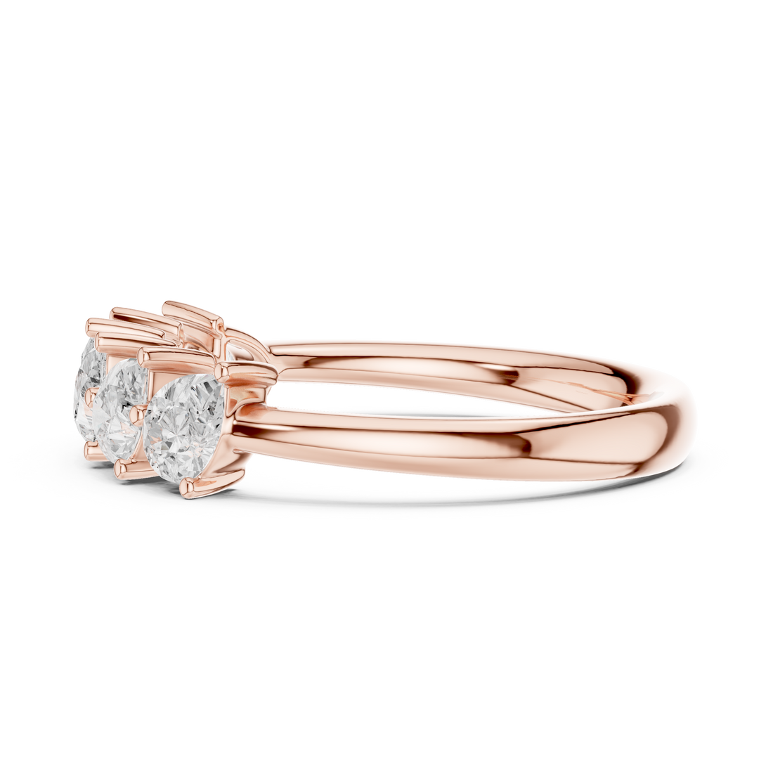 Minimalist toe ring with simple band structure and sleek modern appearance.