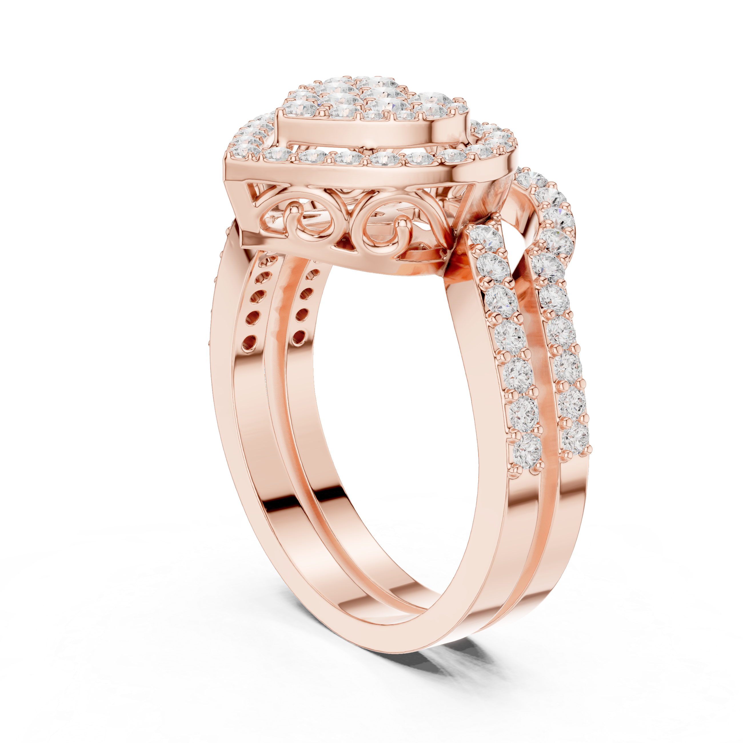 Minimalist men's band ring with clean smooth edges and refined appearance.